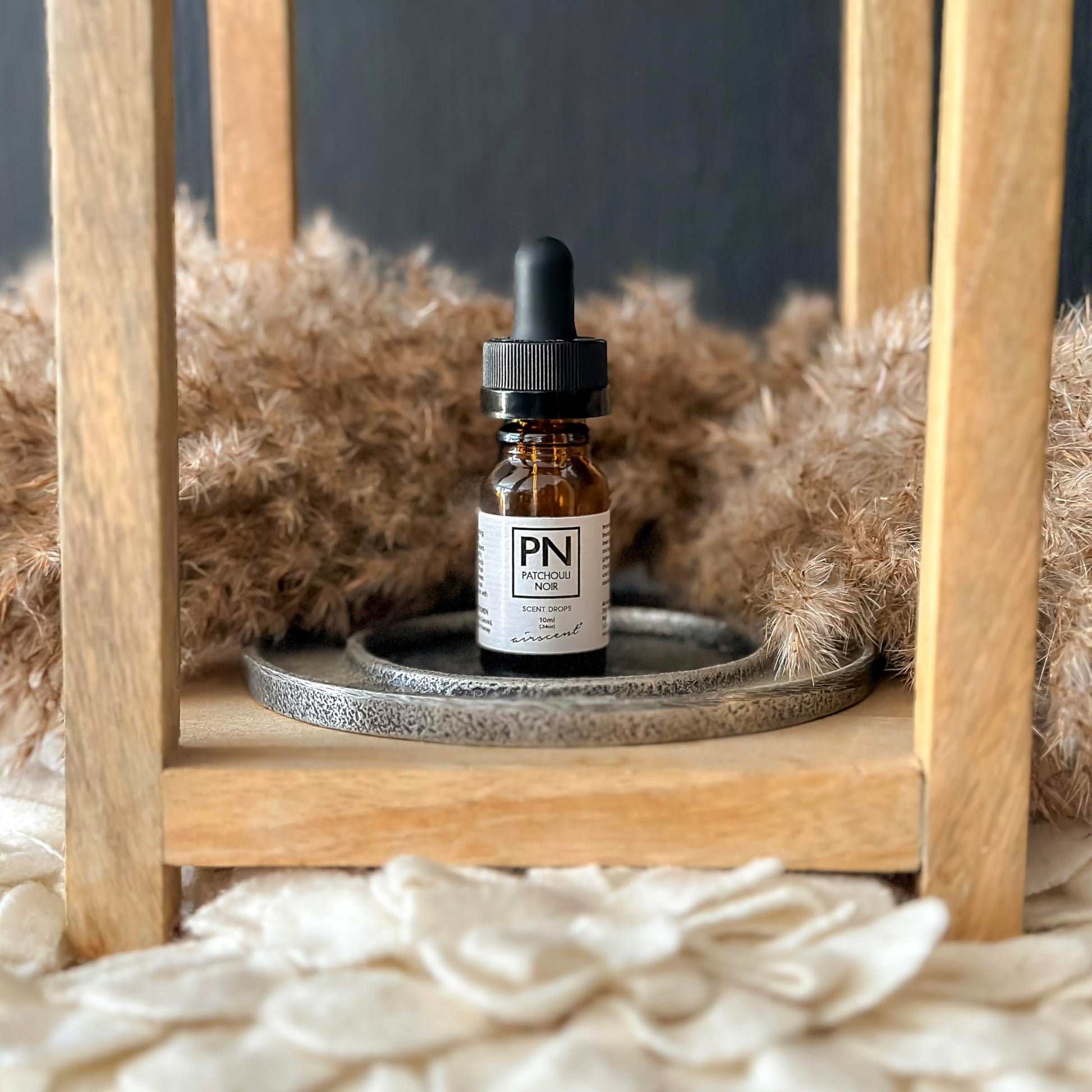 Patchouli Noir Diﬀuser Oil - Air-Scent Aroma and Essential Oil Blend - 10 Milliliter (.34 ﬂ oz) - AB Mystery