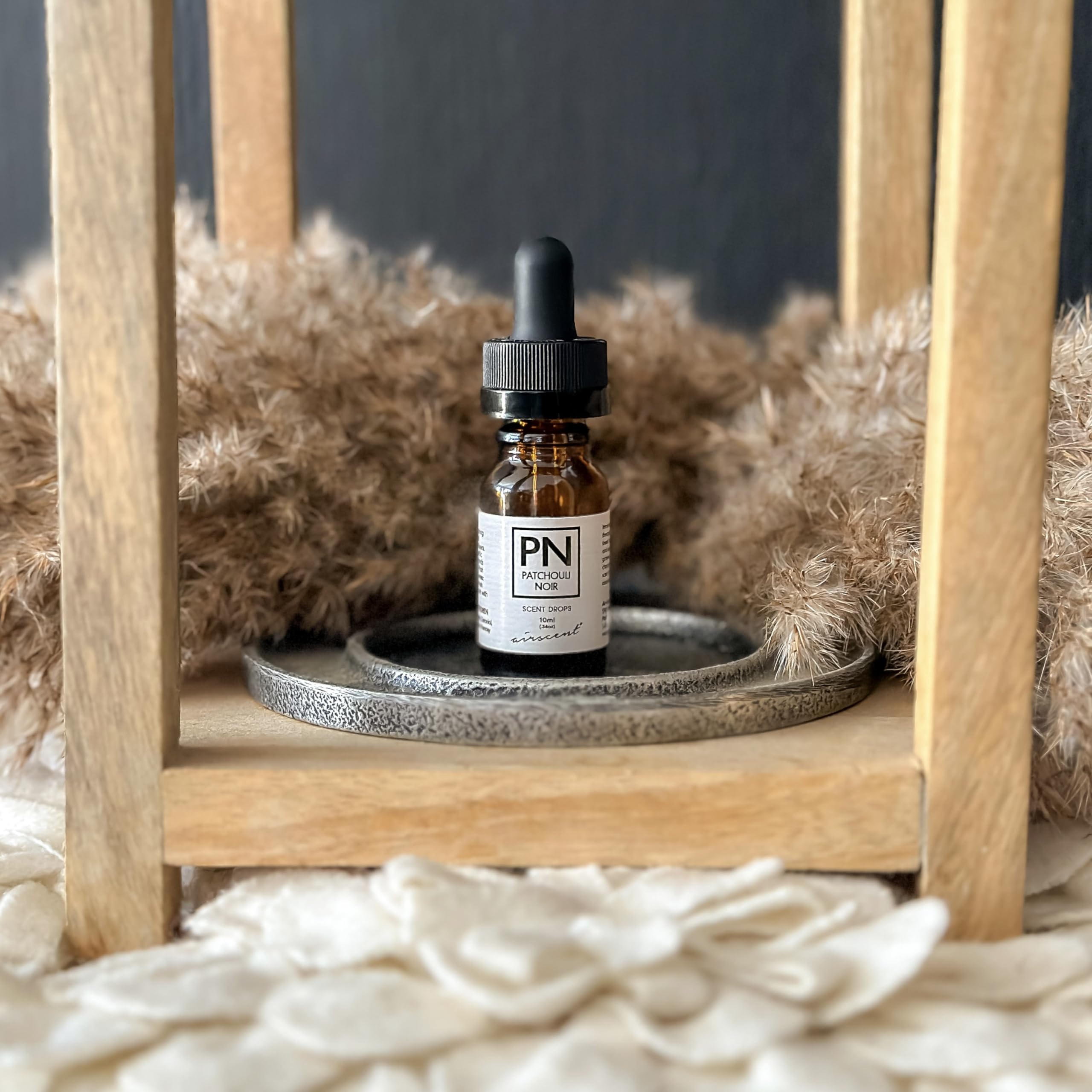 Patchouli Noir Diﬀuser Oil - Air-Scent Aroma and Essential Oil Blend - 10 Milliliter (.34 ﬂ oz) - AB Mystery