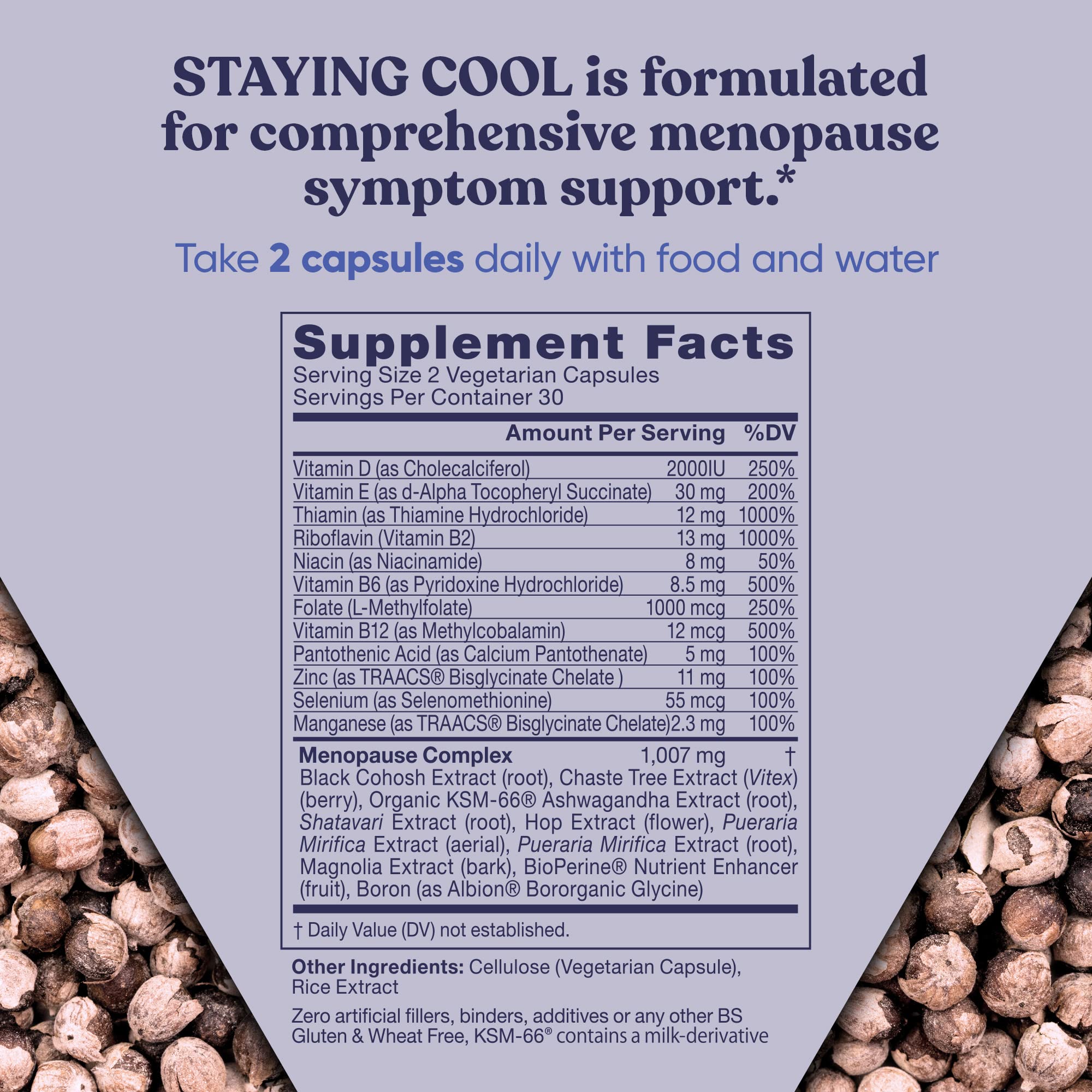 Staying Cool Menopause Supplements for Women – Hormonal Hot Flashes, Weight Support - AB Mystery