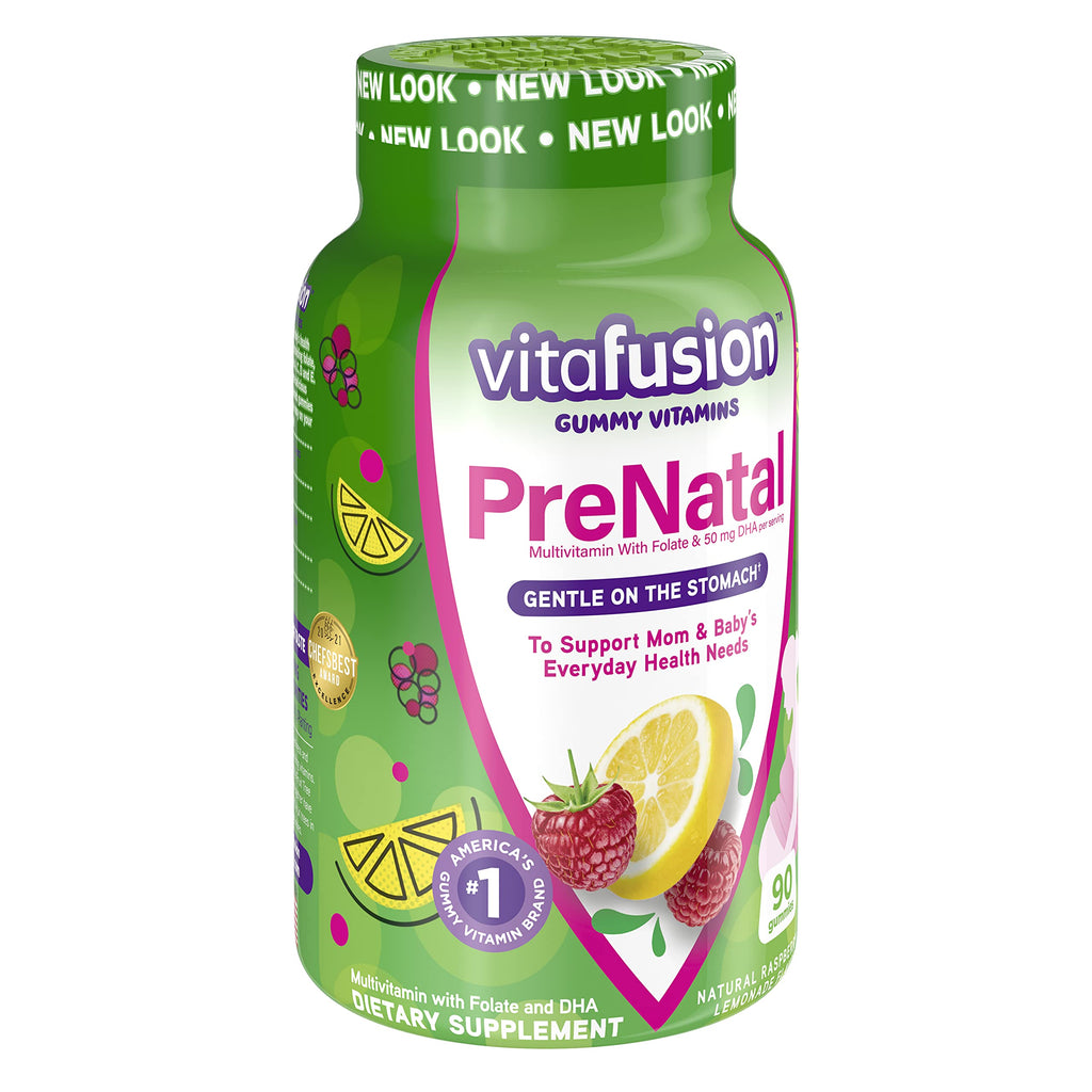 Vitafusion Prenatal, Gummy Vitamins QsAPdO, 3Pack (90 Count) Vitafusion