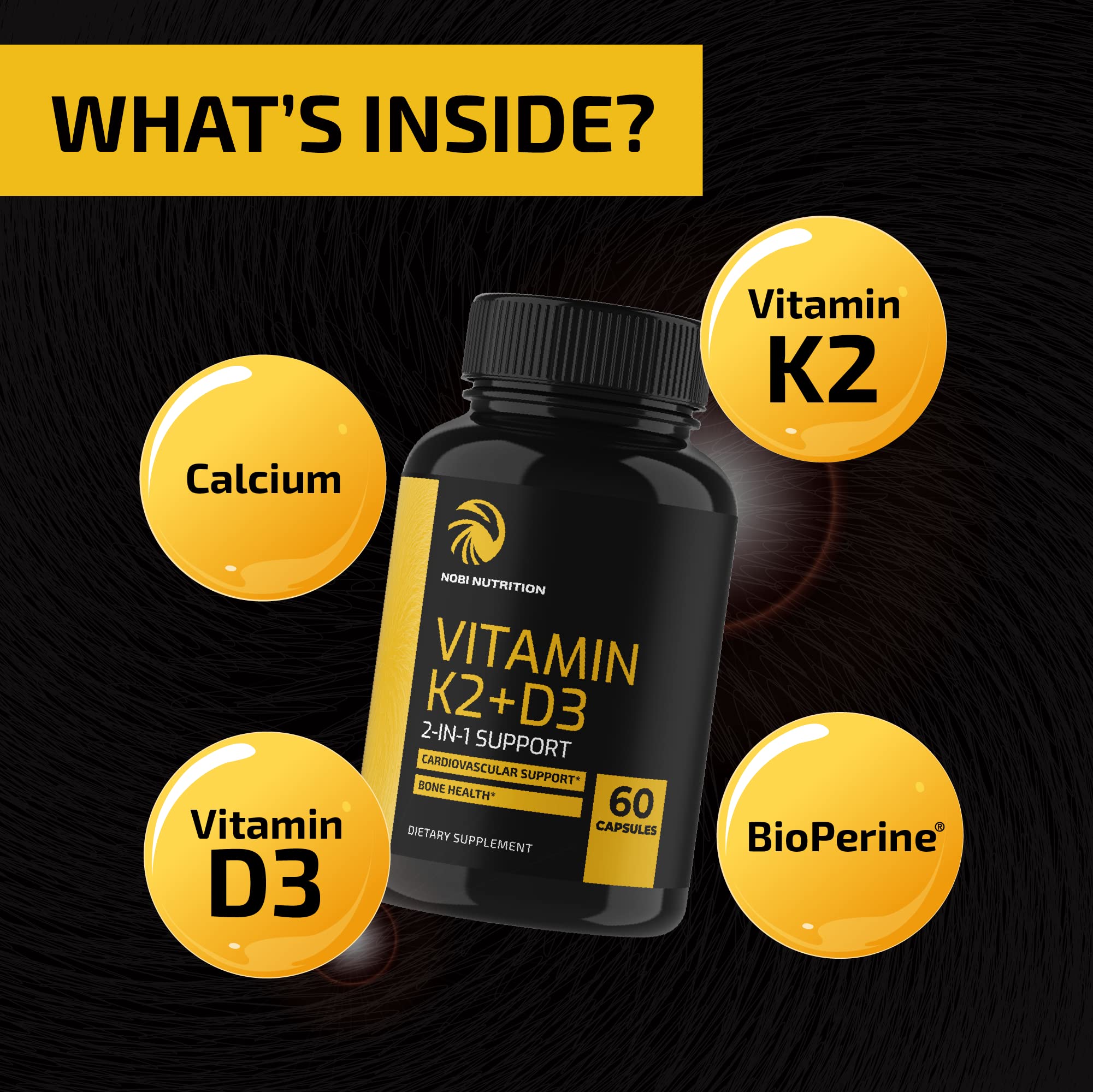 Vitamin D3 K2 5000 IU for Immune System, Strong Bones & Teeth Support | Vitamin D3 - AB Mystery