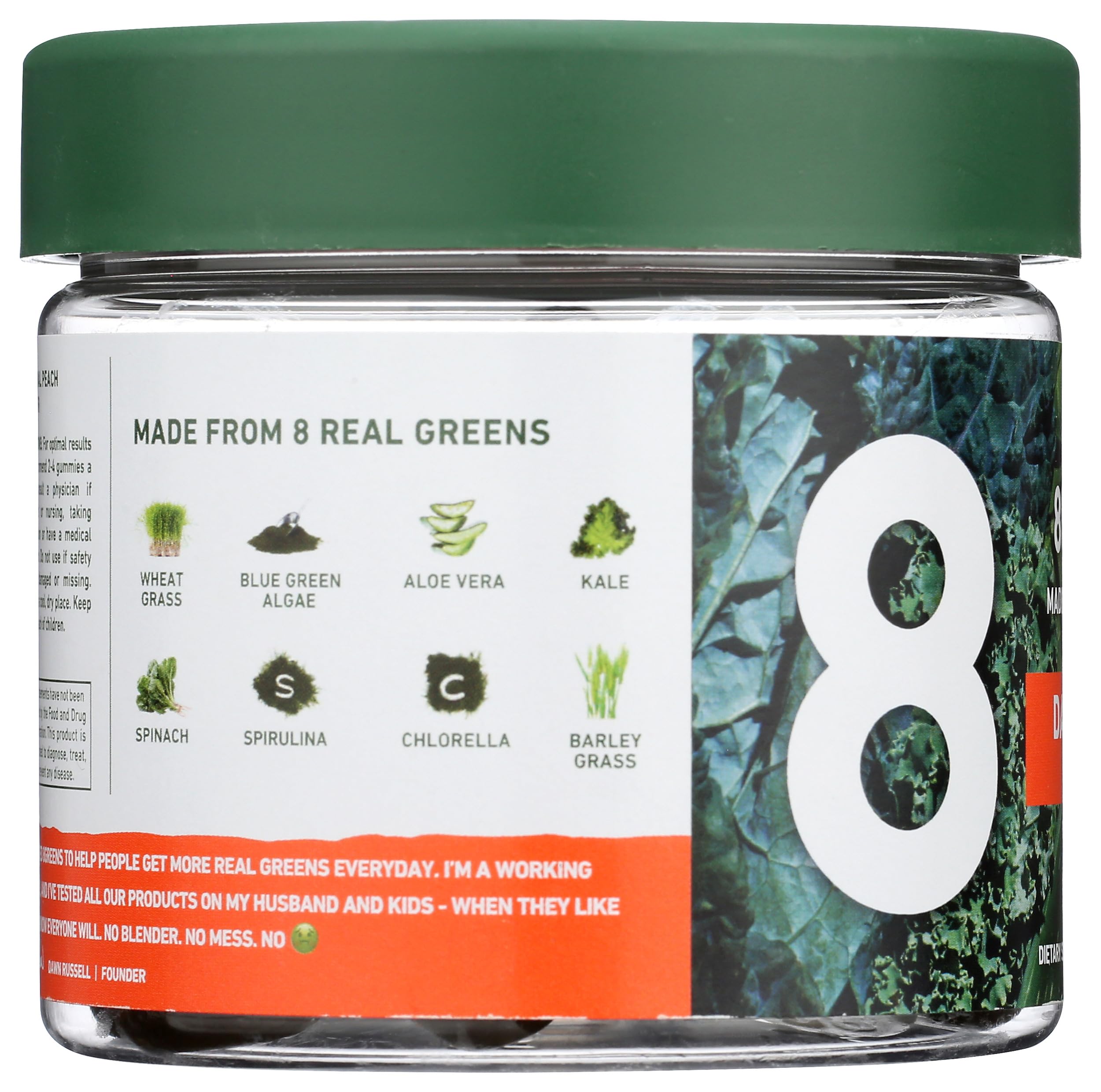 8Greens Daily Greens Gummies - Superfood Booster, Energy & Immune Support - AB Mystery