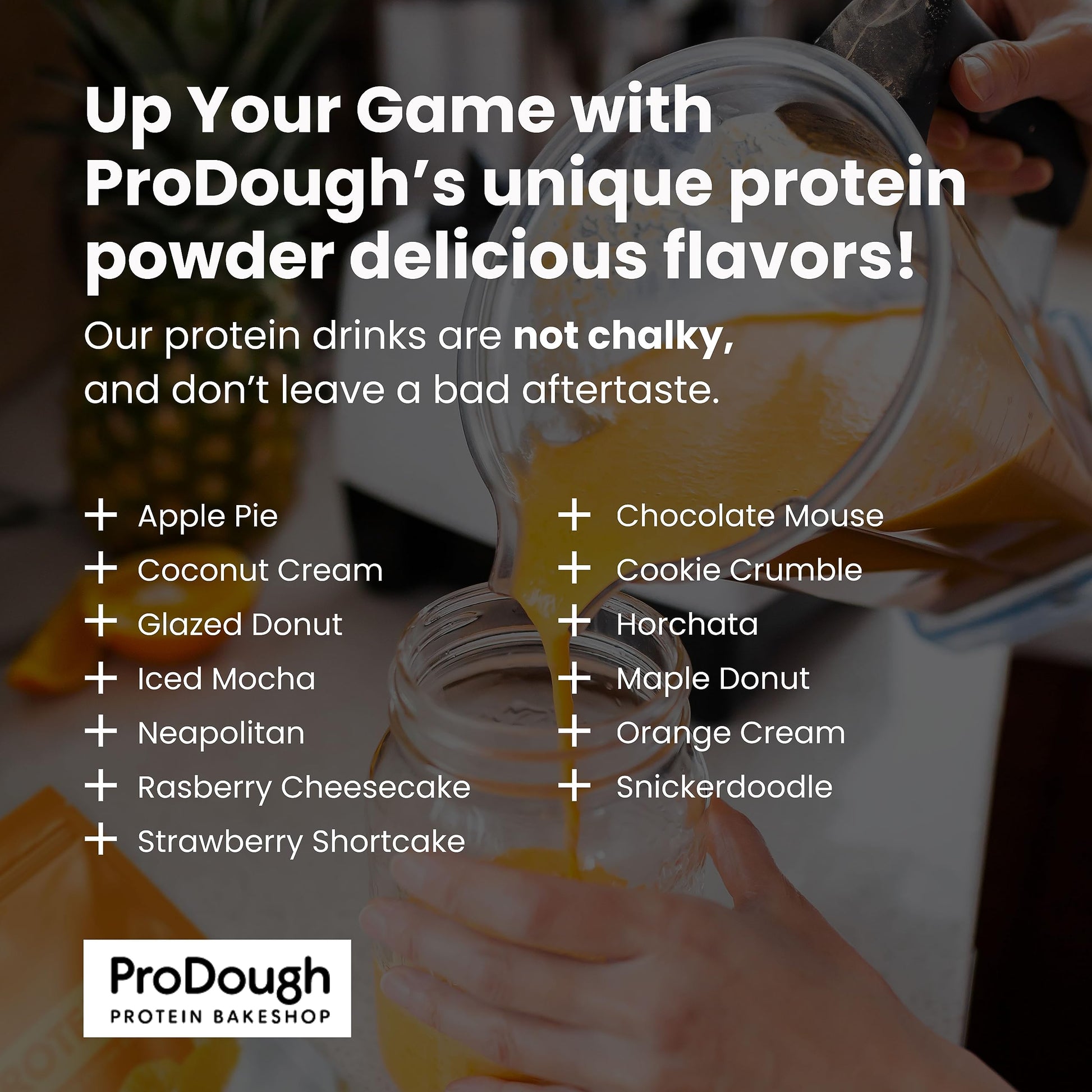 ProDough Gourmet Whey Isolate Hydrolized Protein Powder for Shake Mix- Easy Digest - AB Mystery