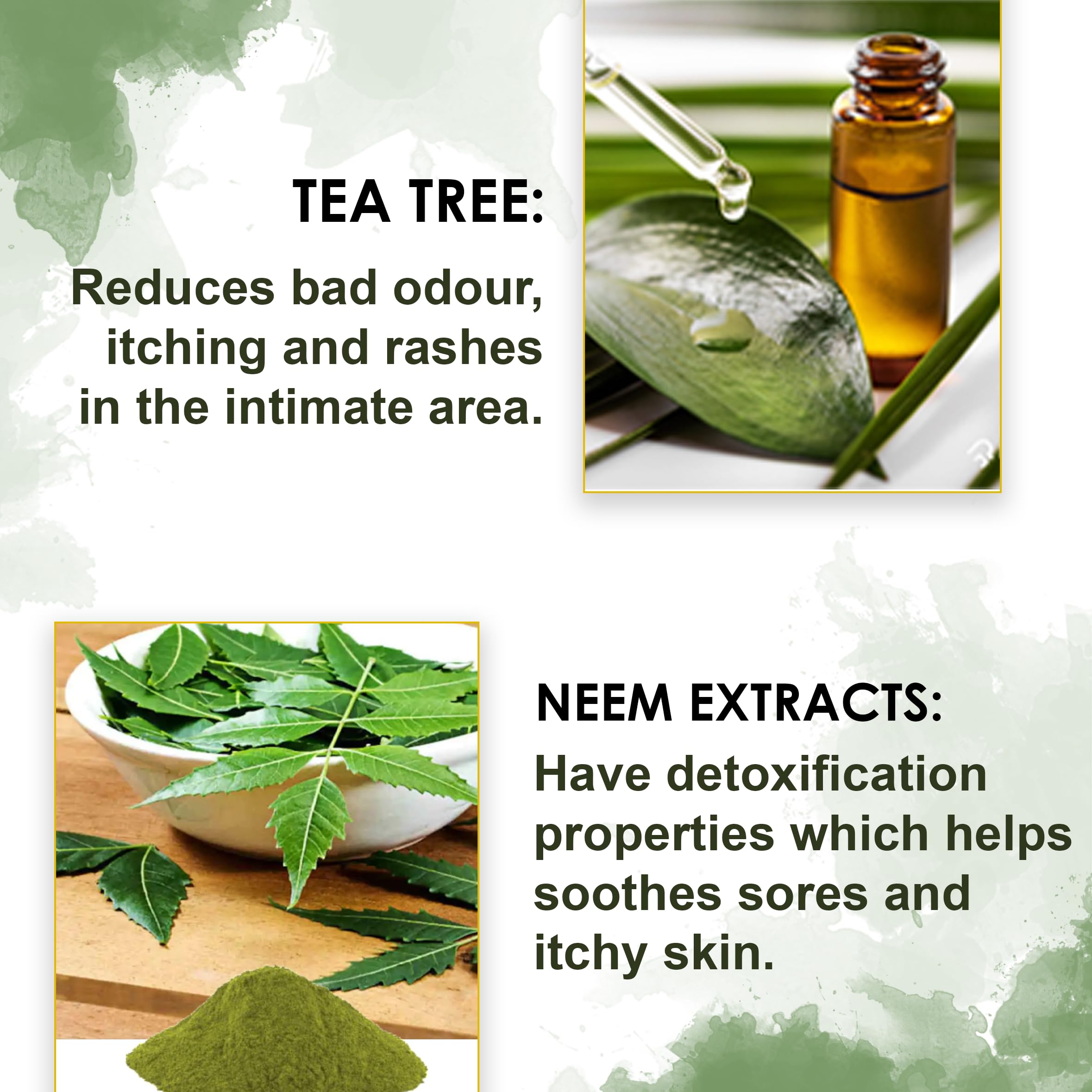 Skin Elements Intimate Hygiene Wipes | pH Balanced Wipes with Tea Tree Oil | Avoids Itching and Bad Odor - AB Mystery