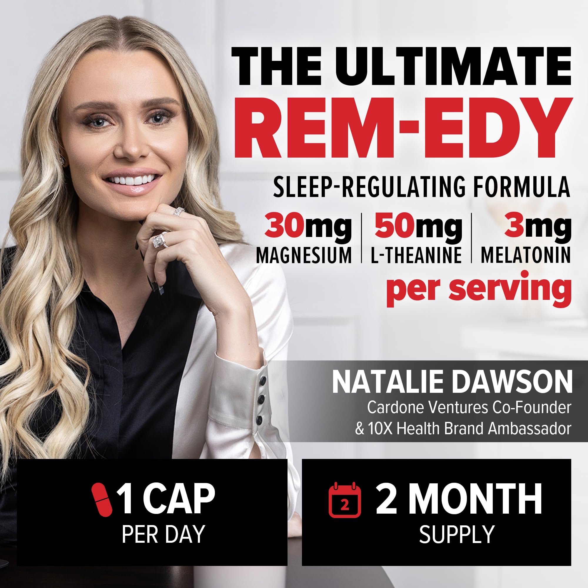 10X Health Optimize (Daily) & Sleep (PM) Bundle - Methylated Multivitamin Capsules + Magnesium, L Theanine & Melatonin - AB Mystery