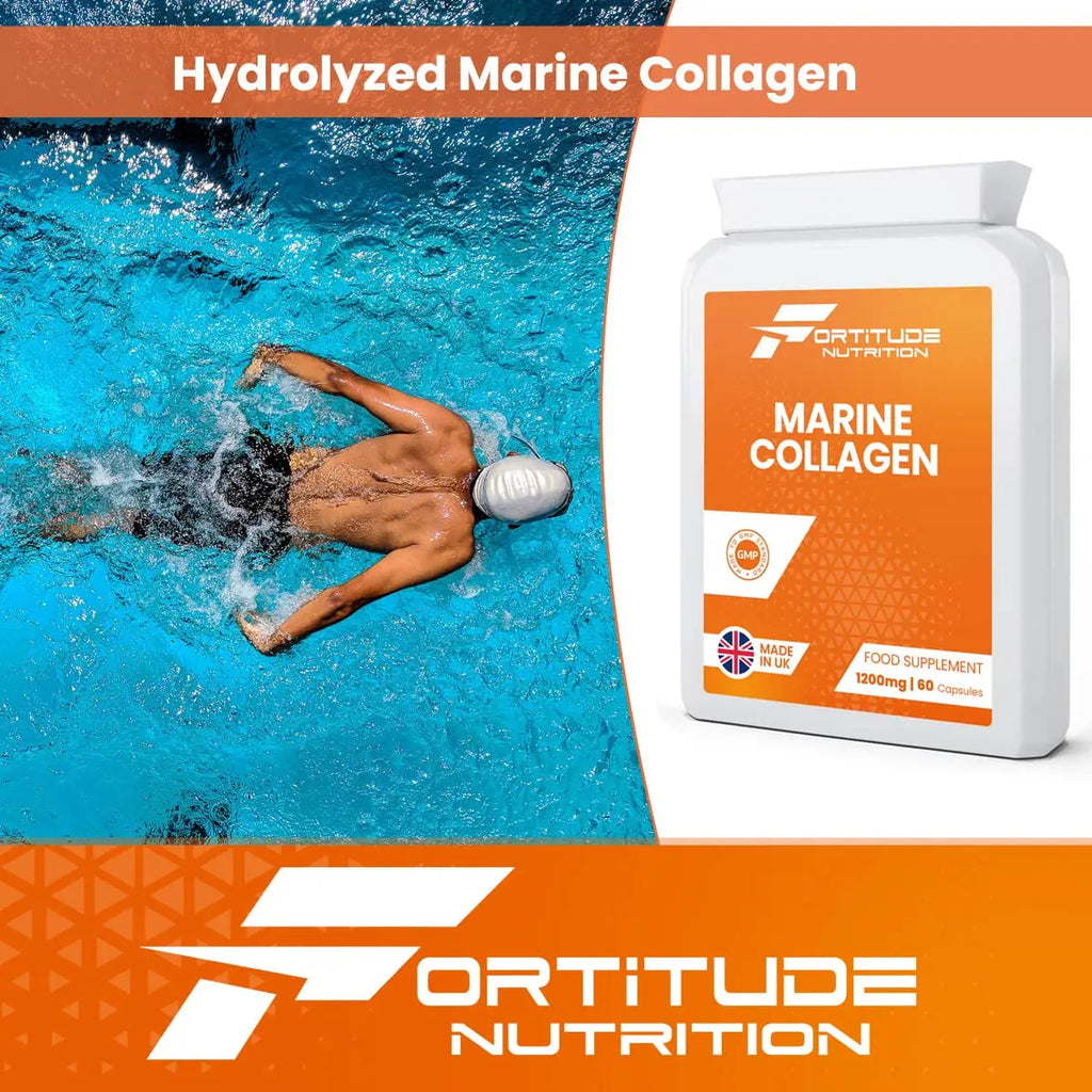 Marine Collagen Capsules | Hydrolyzed Marine Collagen with Vitamin C | High Strength Collagen - AB Mystery