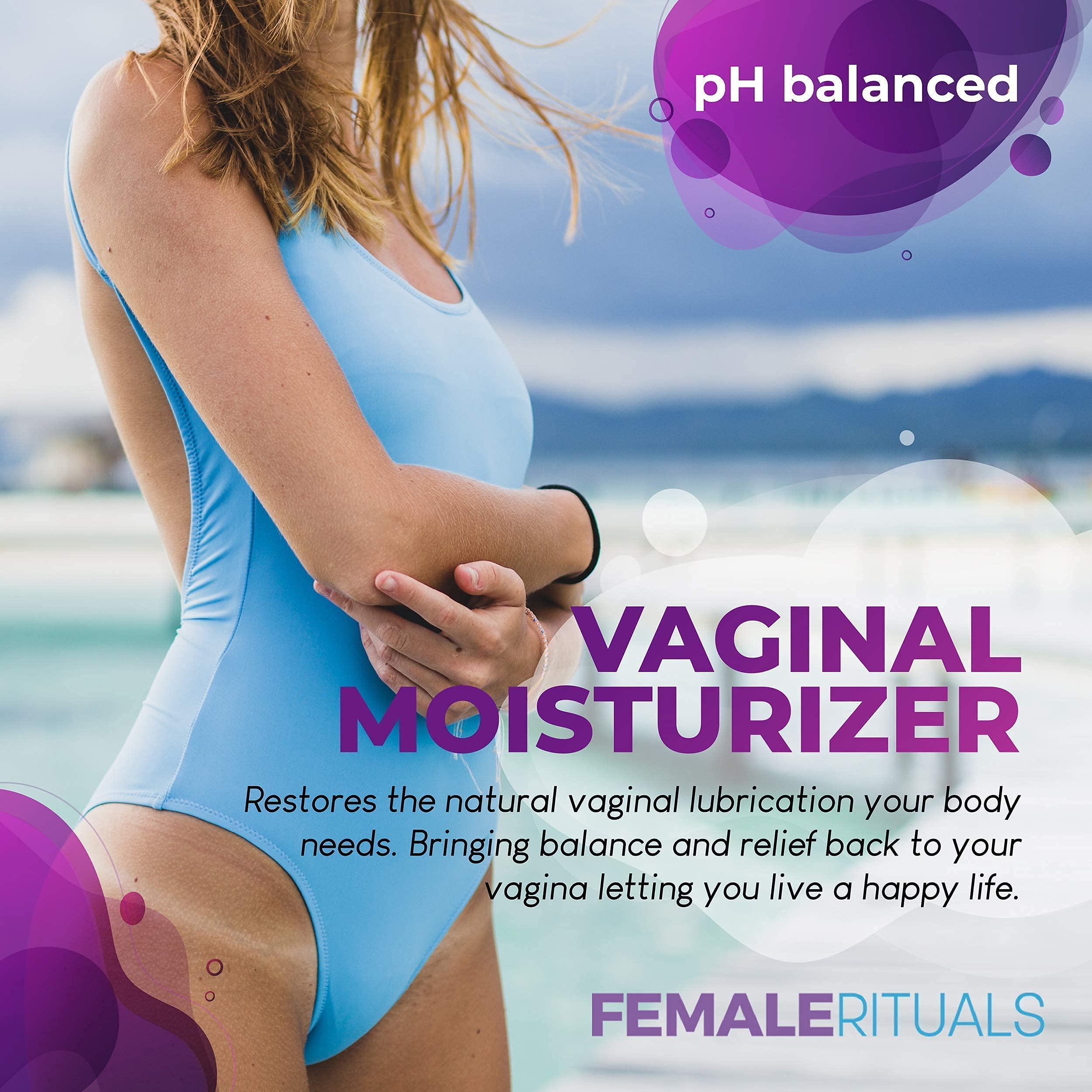 FEMALE RITUALS - Vaginal Moisturizer Boric Acid Suppositories for PH Balance - Bad Odors - AB Mystery