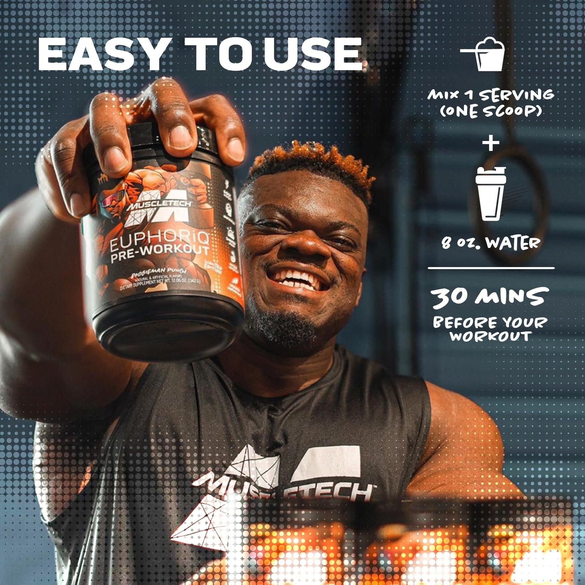 MuscleTech Pre Workout Powder EuphoriQ PreWorkout Smart Pre Workout Powder - AB Mystery