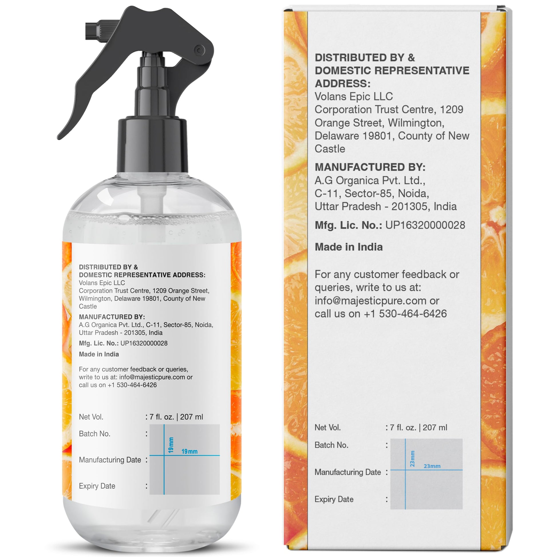 Majestic Pure Linen Spray | All Natural Fragrance | Spray for Pillows, Bedding, Sheets, Clothing - AB Mystery