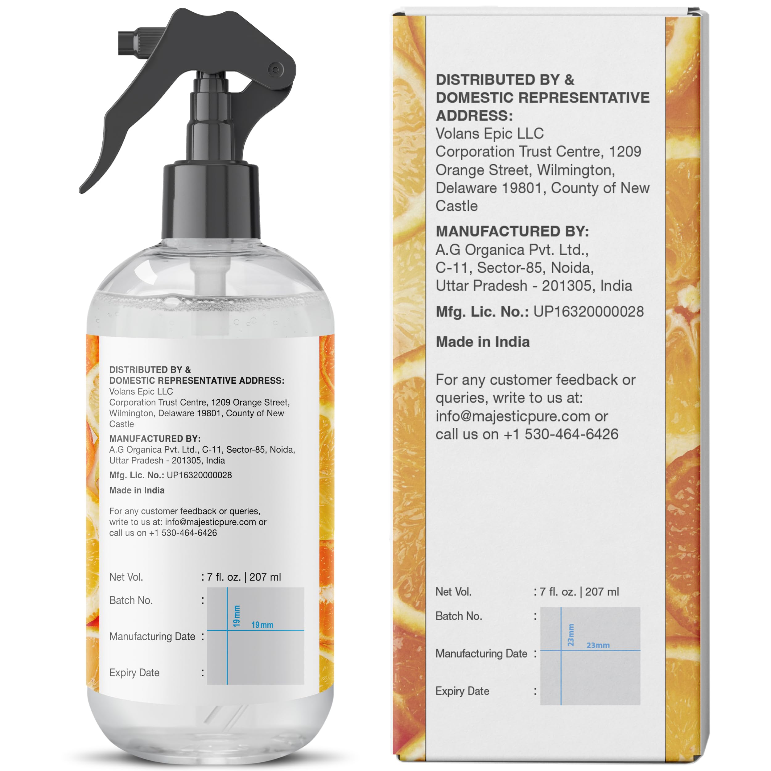 Majestic Pure Linen Spray | All Natural Fragrance | Spray for Pillows, Bedding, Sheets, Clothing - AB Mystery