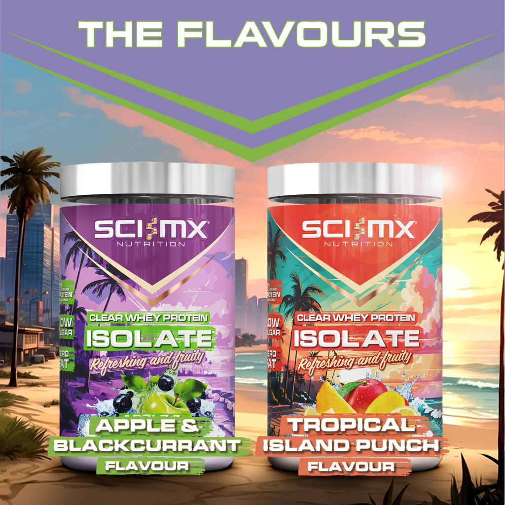 SCI-MX Clear Whey Isolate Protein - Apple and Blackcurrant Flavour - Lean Potein Formula for Muscle Growth SCI-MX