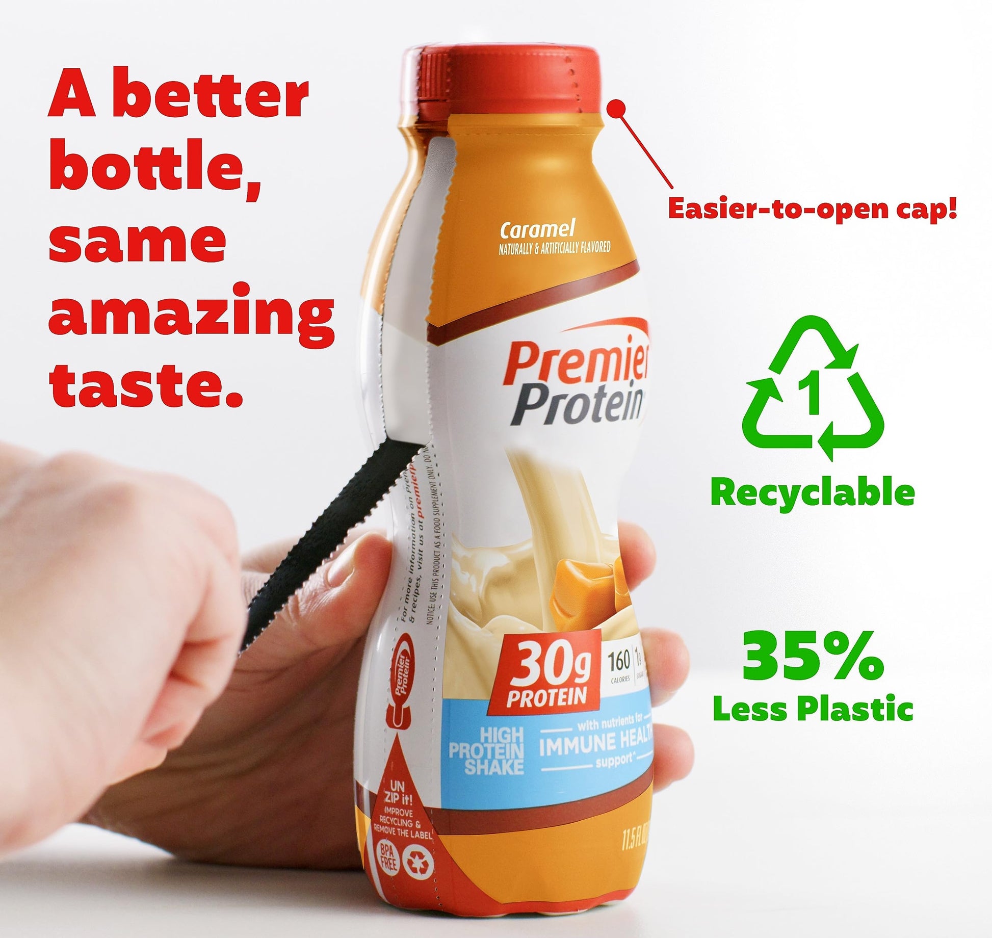 Premier Protein Powder & Premier Liquid Protein Shake, Caramel, 30g Protein, 1g Sugar - AB Mystery