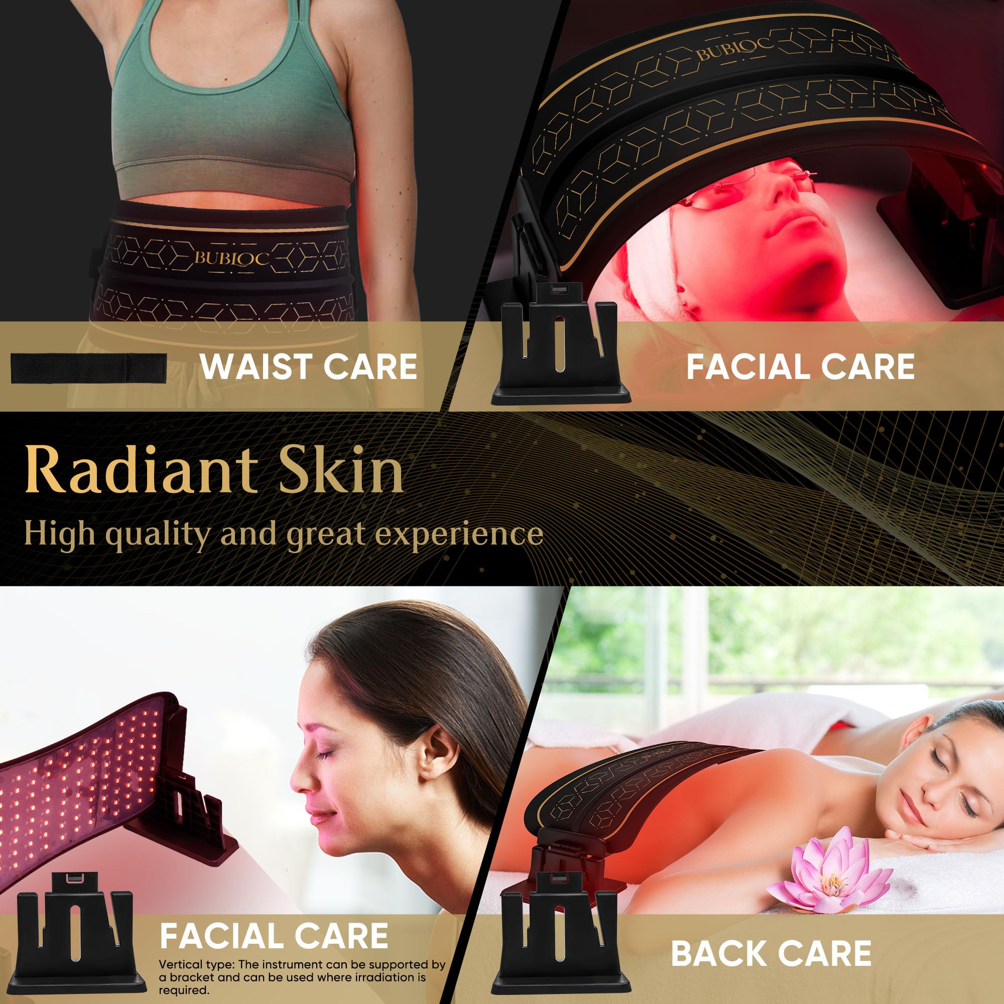 Multifunction Infrared Red Light Therapy for Body and Face, Near-Infrared 850 Red Light Therapy, Cordless - AB Mystery