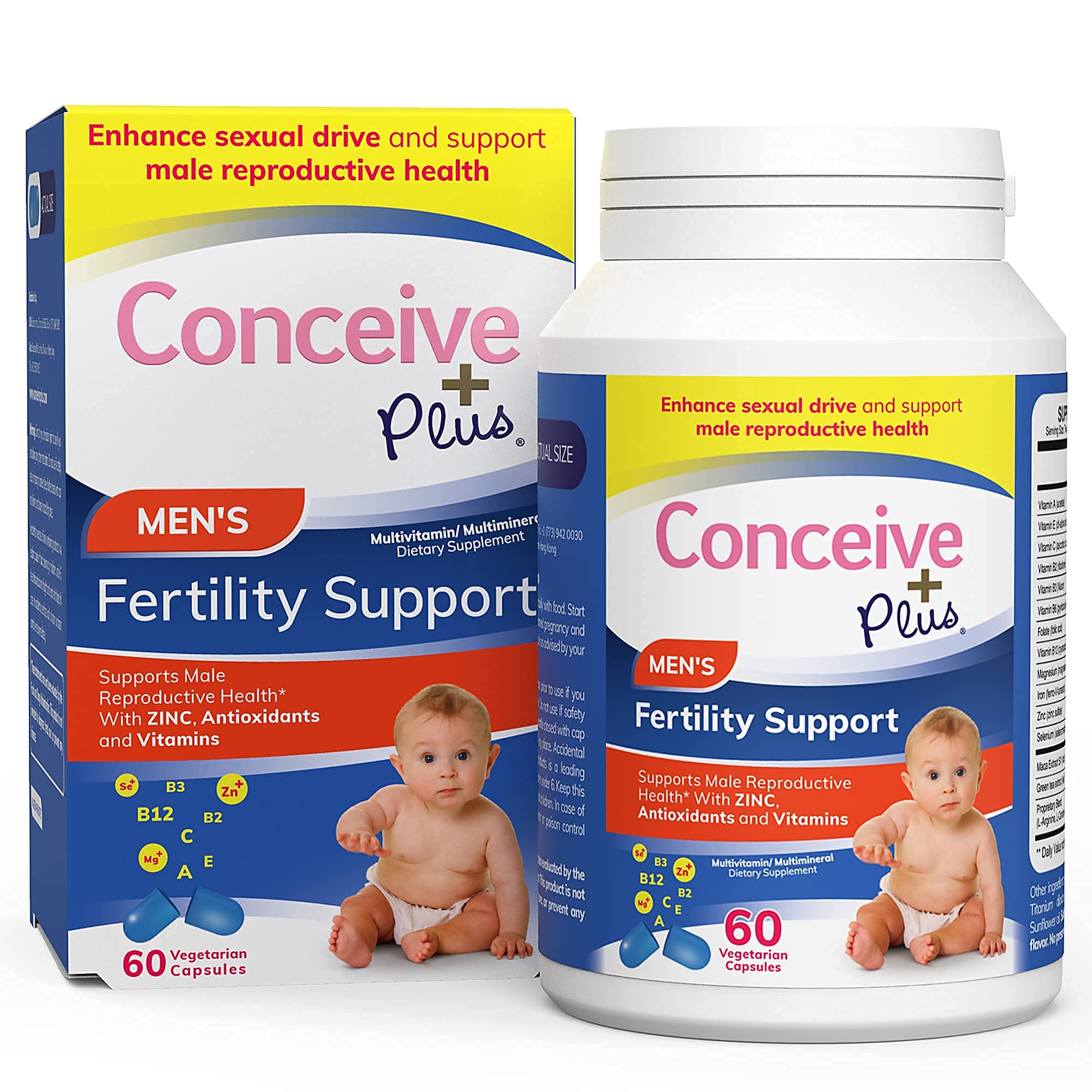 CONCEIVE PLUS Complete Fertility Bundle - Trying To Conceive Couples Kit TTC Fertility Supplements CONCEIVE PLUS