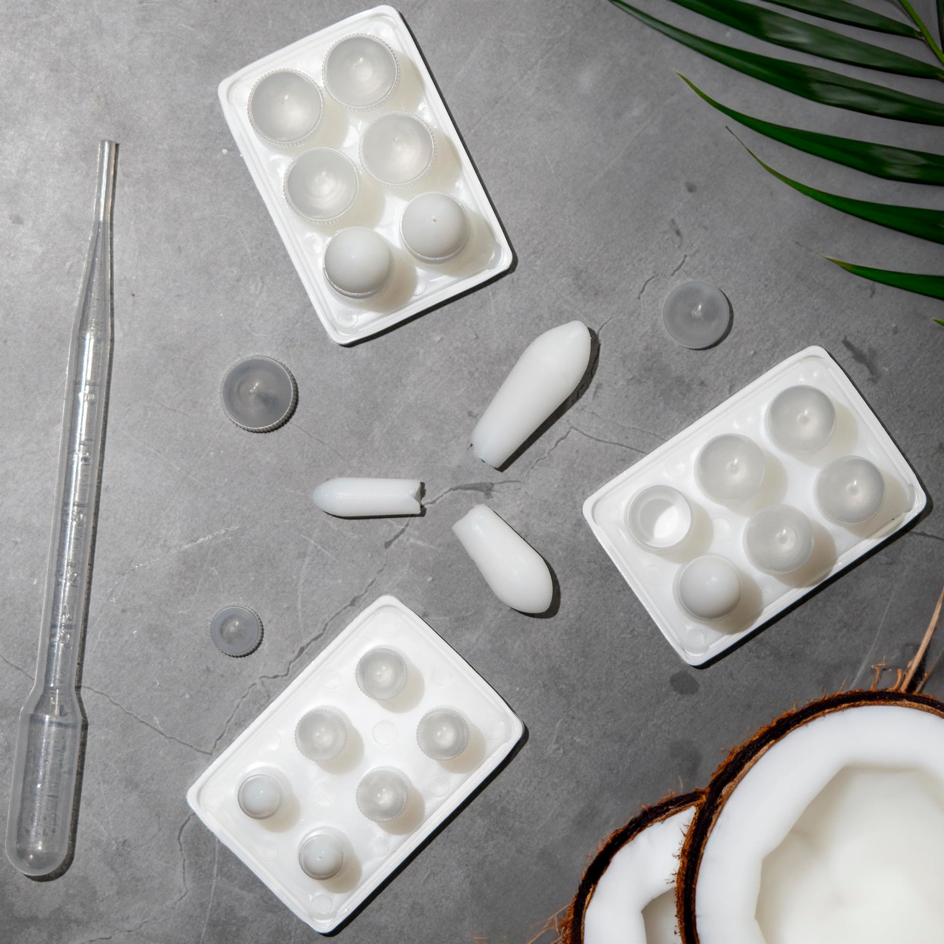 Suppository Molds Kit - Made in France, 3 Sizes (1ml, 2ml, 3ml), Reusable Suppositories Mold - 4 Trays - AB Mystery