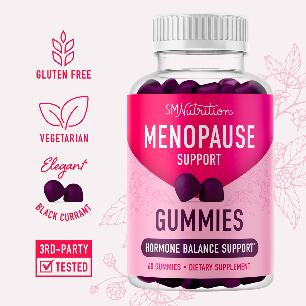 Menopause Support Gummies | Hormone Balance Relief for Hot Flashes, Night Sweats, Mood Swings - AB Mystery