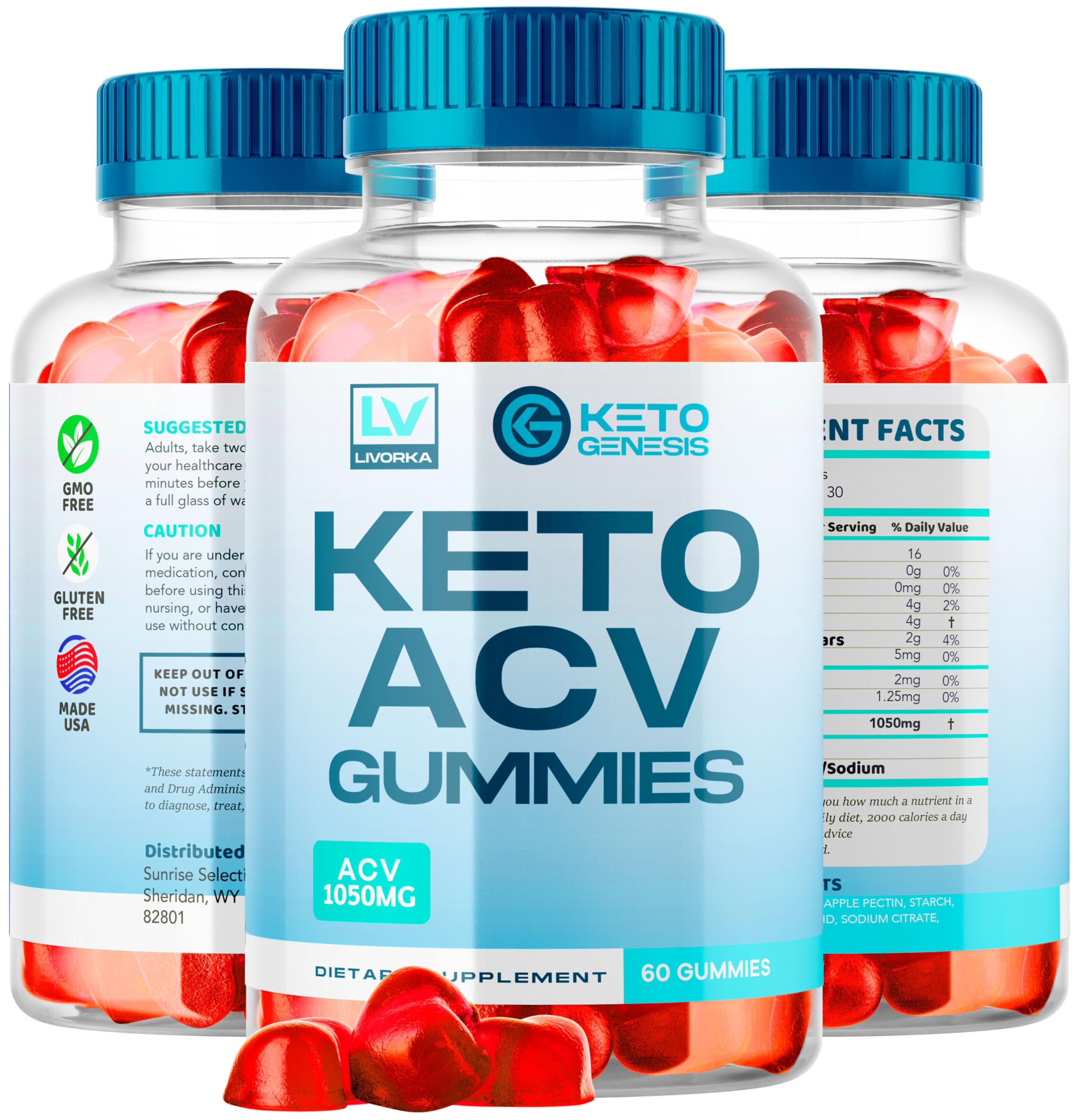 5 Pack - Keto Genesis Keto ACV Gummies Advanced Weight Loss, Genesis ACV, Genesis - AB Mystery