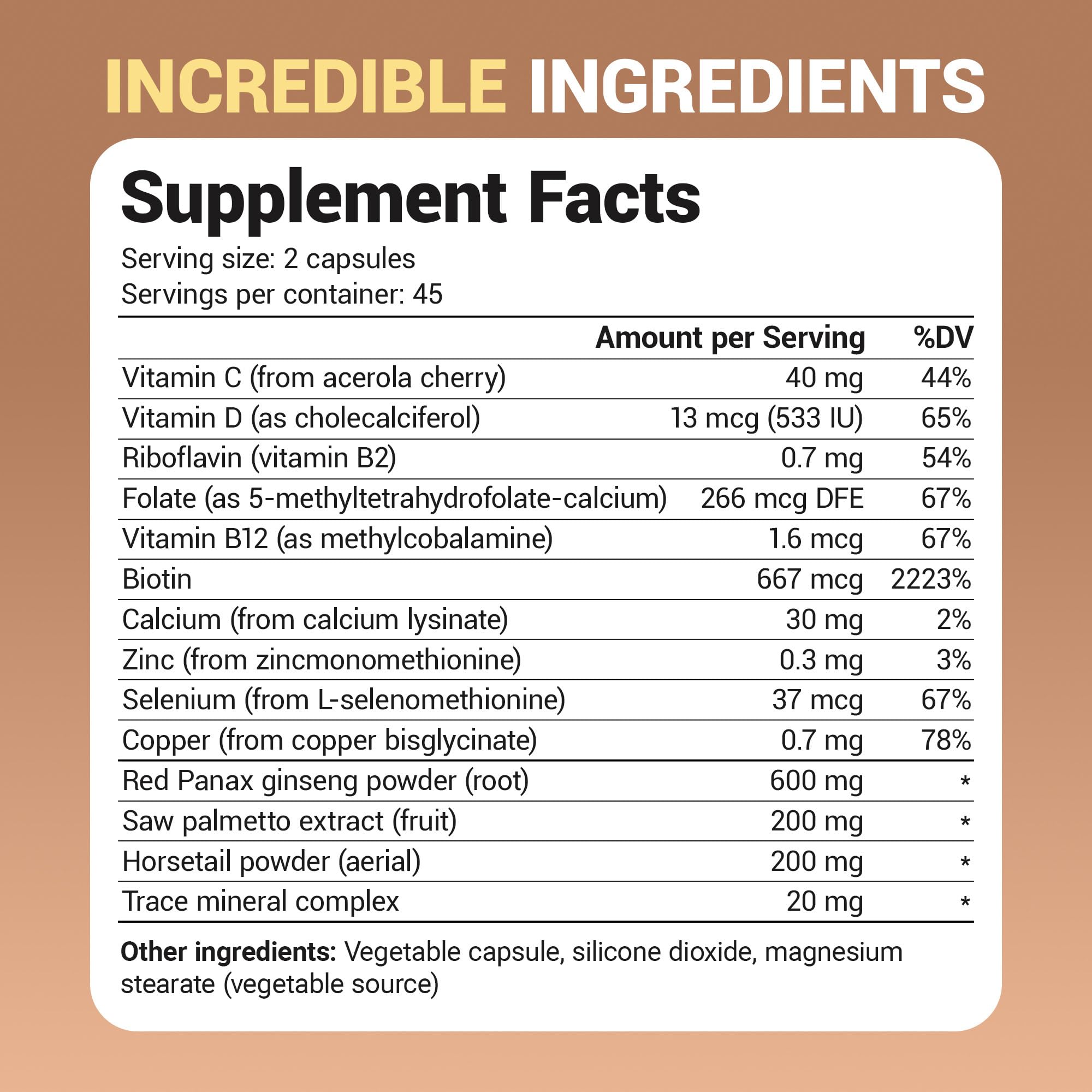 Dr. Berg All-in-One Vitamins for Hair, Skin, & Nails - Advanced Formula with Biotin, Saw Palmetto, DHT Blocker, & Trace Minerals - 90 Veg Capsules - AB Mystery