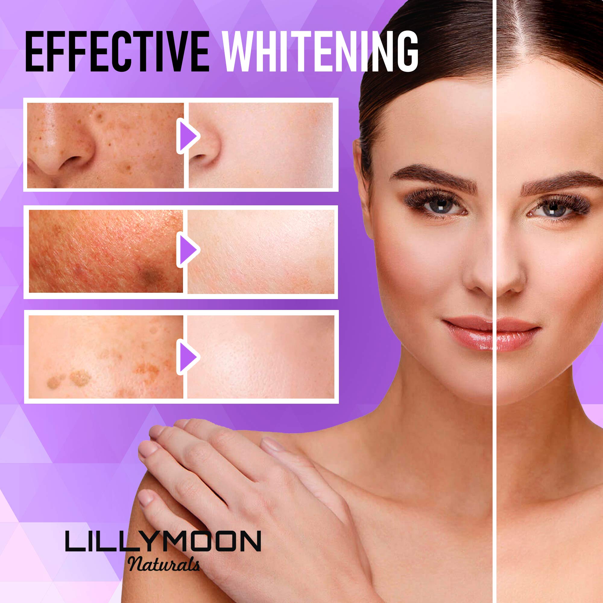 LILYMOON Glutathione Whitening Pills Skin Lightening Pills - Skin Whitening Formula - AB Mystery
