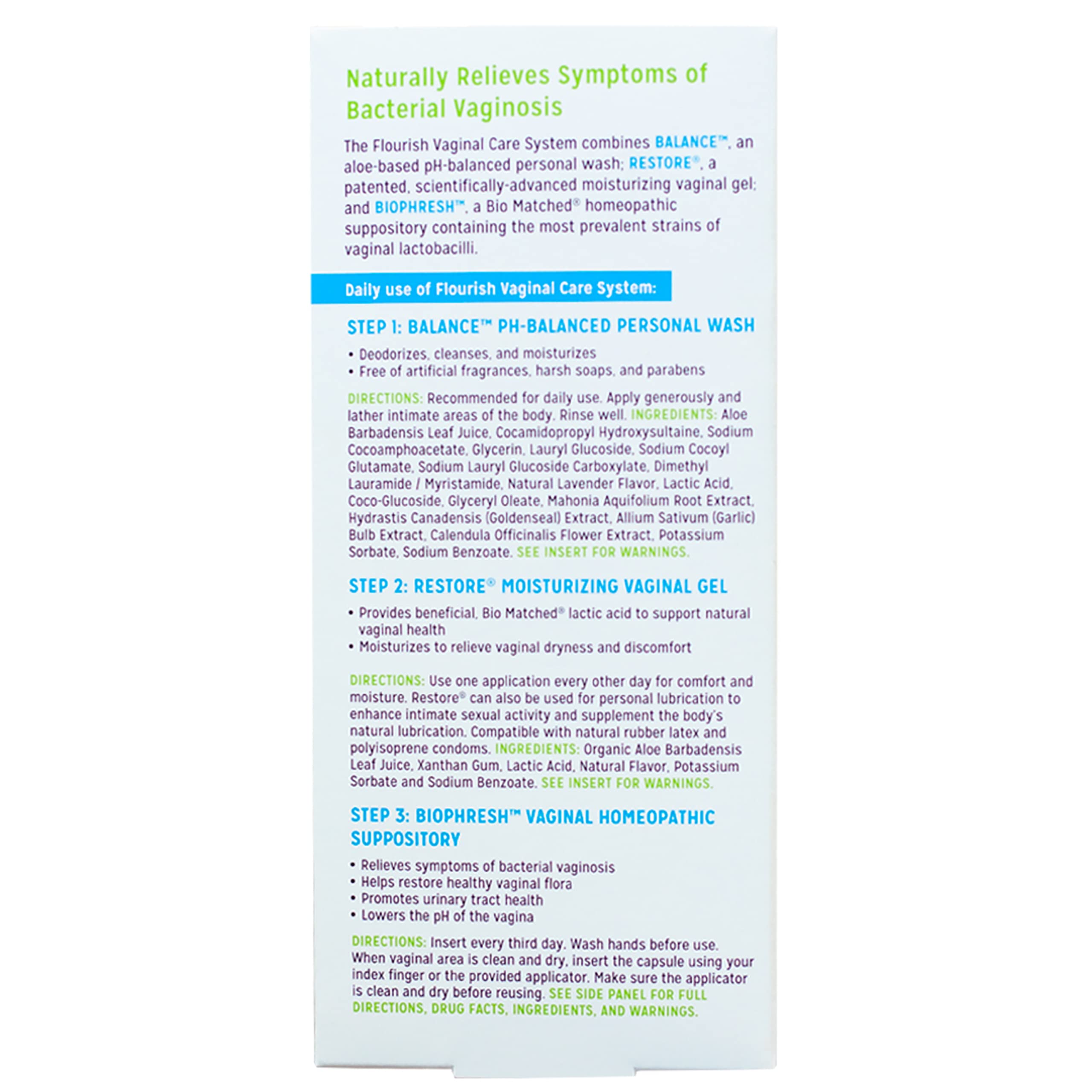 Good Clean Love Flourish Vaginal Care System, 30-Day Regimen, Relieves Itching & Irritation, Includes Personal - AB Mystery