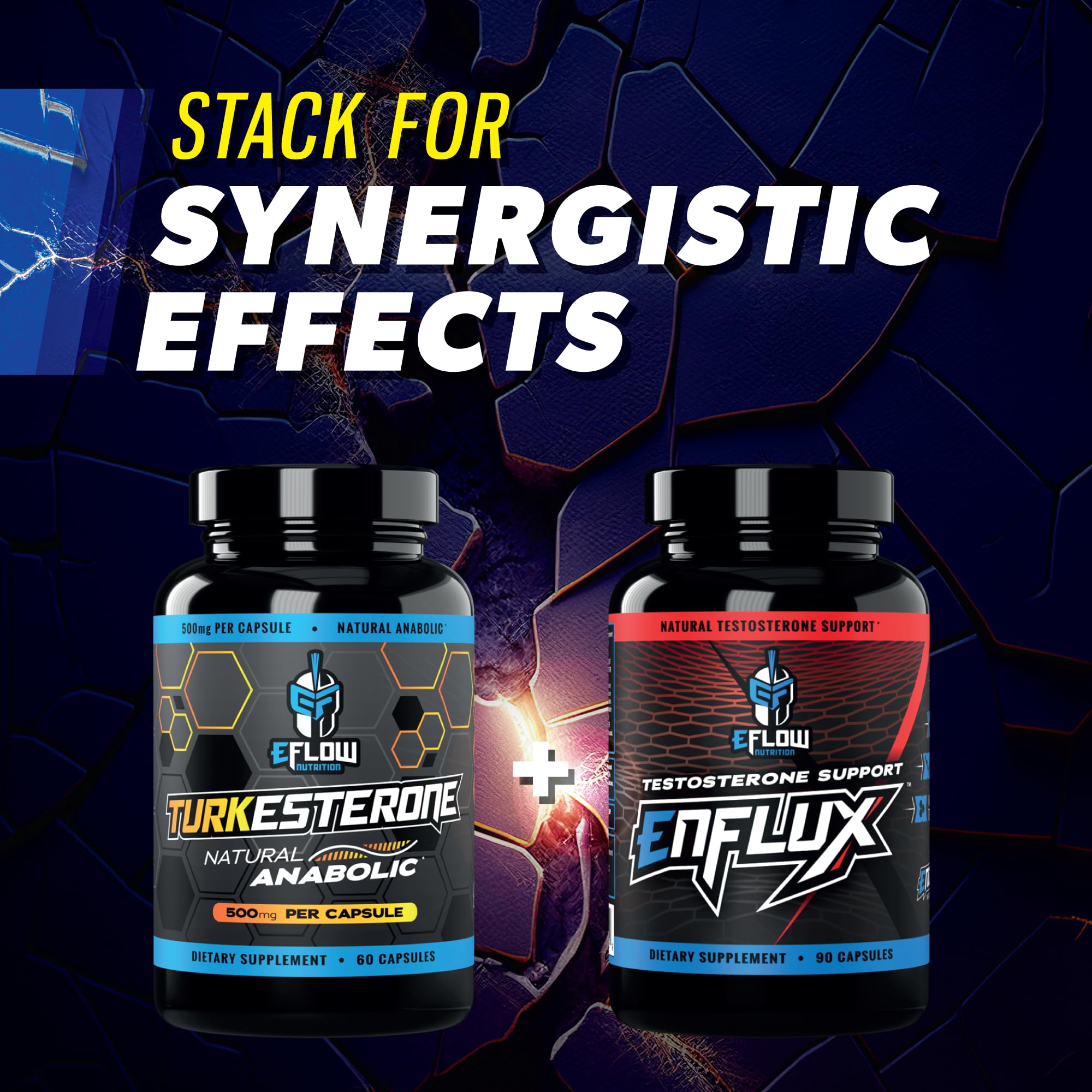 eFlow Nutrition Turkesterone (500 mg) Ajuga Turkestania Extract Complexed - AB Mystery