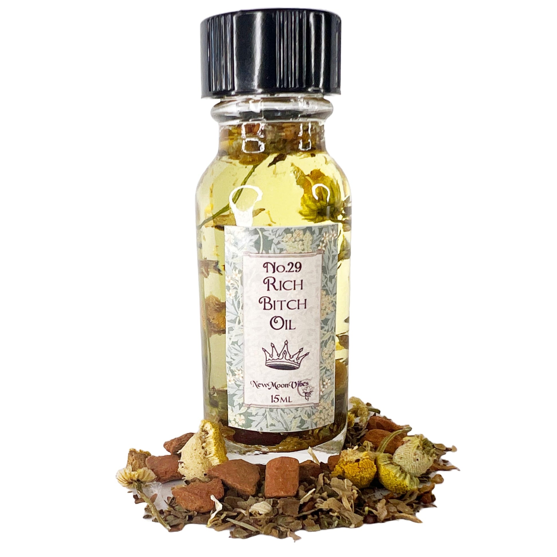 Rich Bitch Oil by New Moon Vibes - Attract Luxury Lavish Lifestyle Abundance Success Wealth - AB Mystery