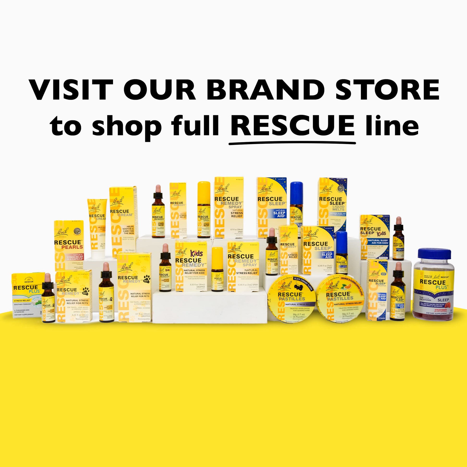 Bach RESCUE PASTILLES, Black Currant Flavor, Natural Stress Relief Lozenges, Homeopathic Flower - AB Mystery