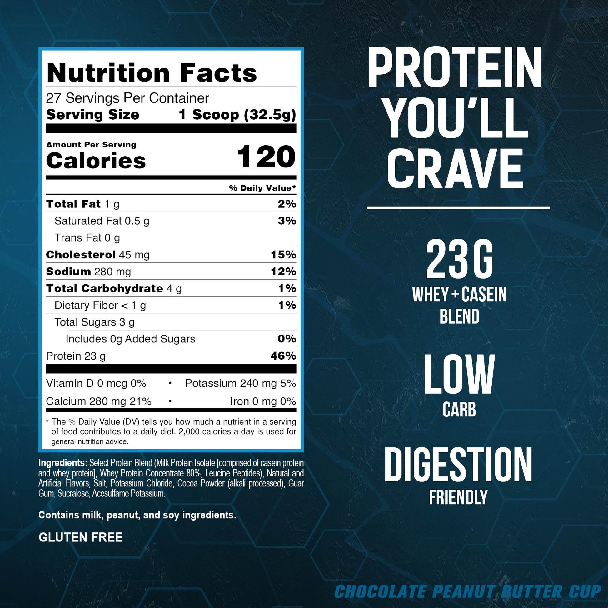 PEScience Select Low Carb Protein Powder, Chocolate Peanut Butter Cup, 27 Serving - AB Mystery