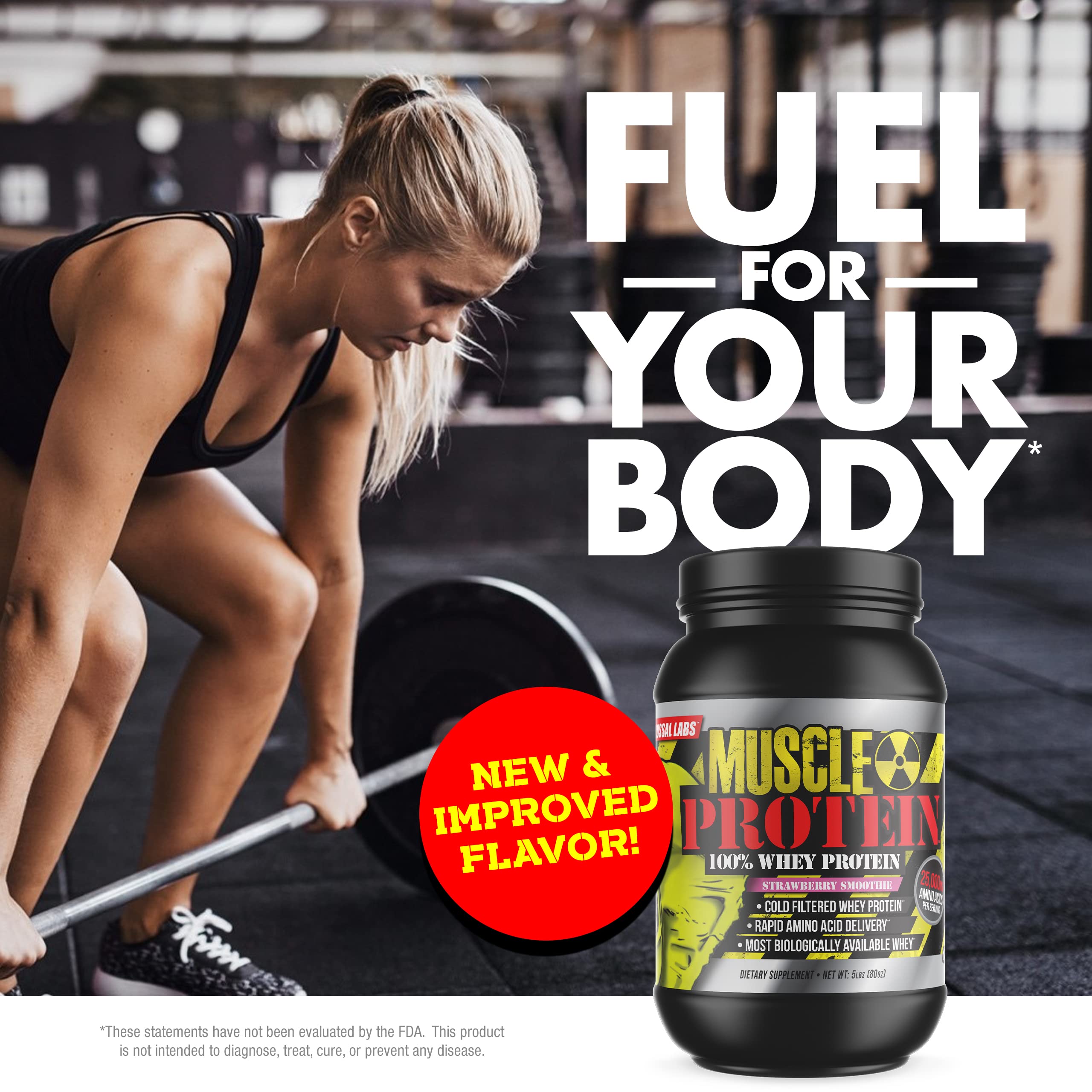 COLOSSAL LABS Whey Protein Powder [15 lbs/Pack of 1]– Peanut Butter-Chocolate Protein - AB Mystery