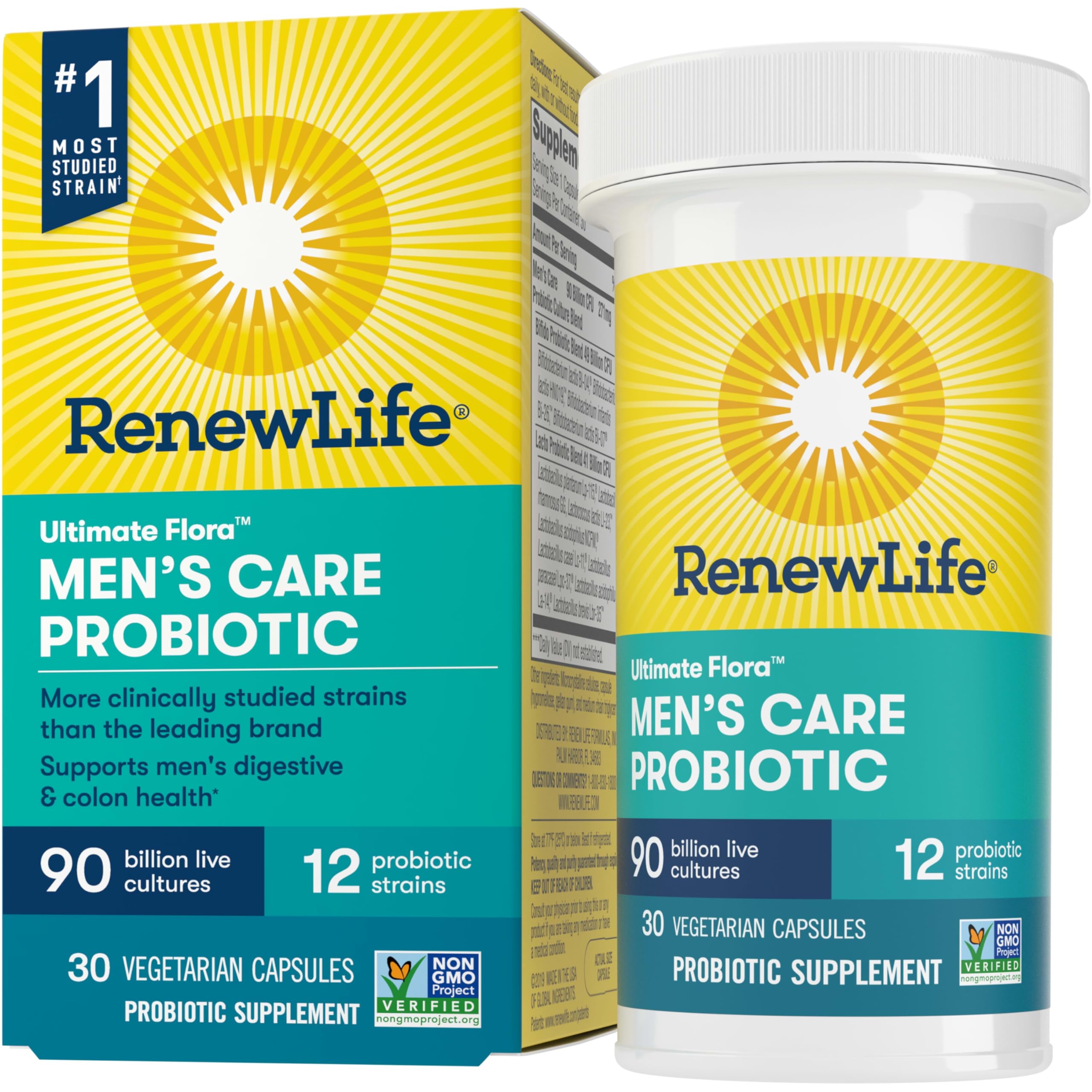 Renew Life Women's Probiotic Capsules, 50 Billion CFU Guaranteed, Supports Vaginal - AB Mystery