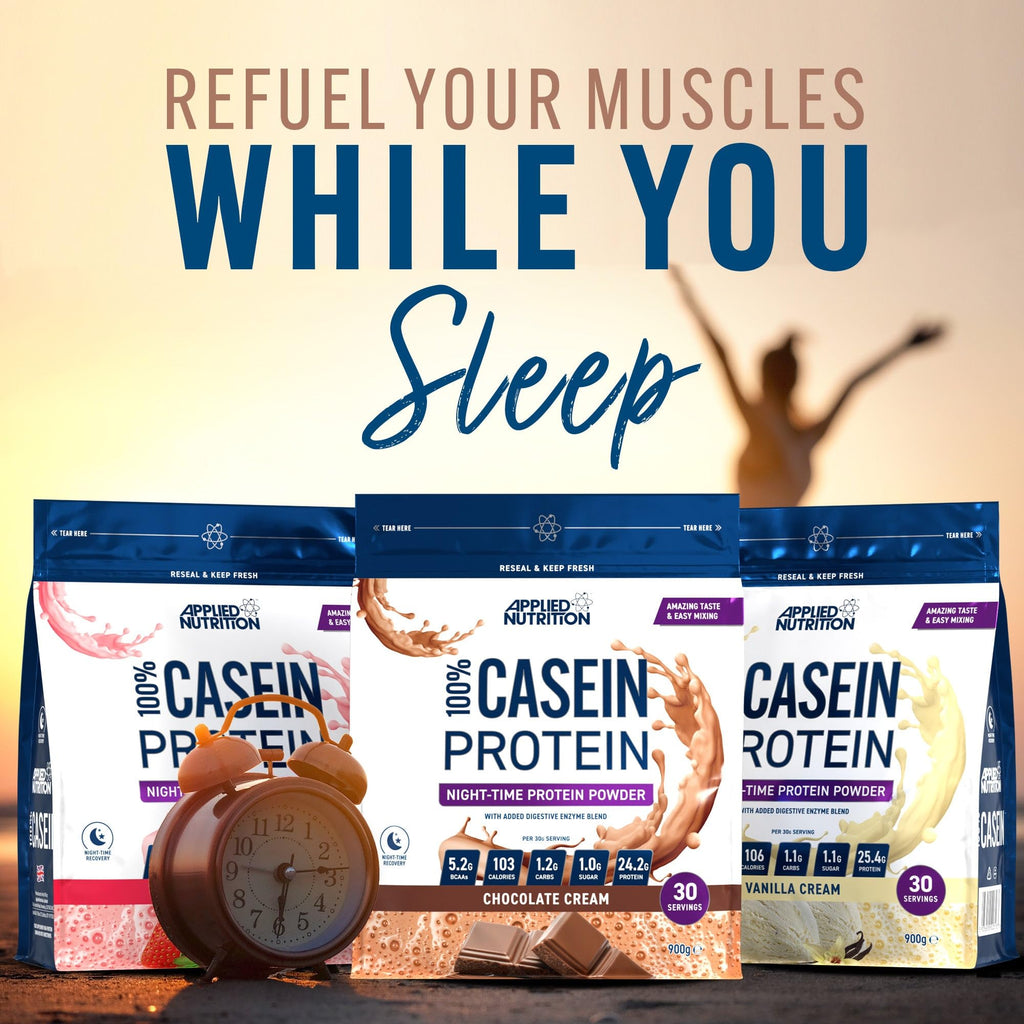 Applied Nutrition Casein Protein Powder - Micellar Casein Supplement, Slow Release Protein Applied Nutrition
