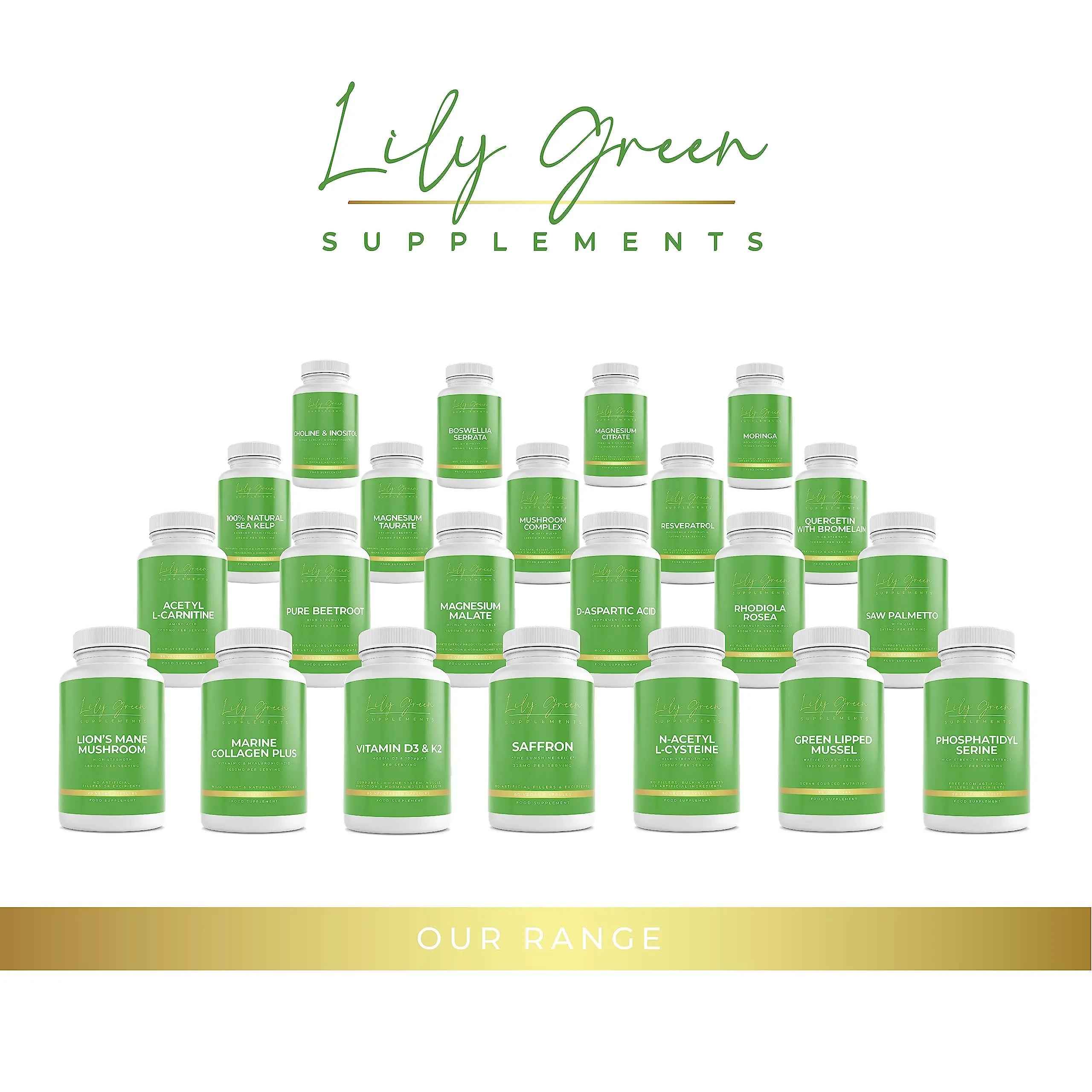 Lily Green | Marine Collagen with Hyaluronic Acid & Vitamin C - 1650mg per Serving Lily Green Supplements