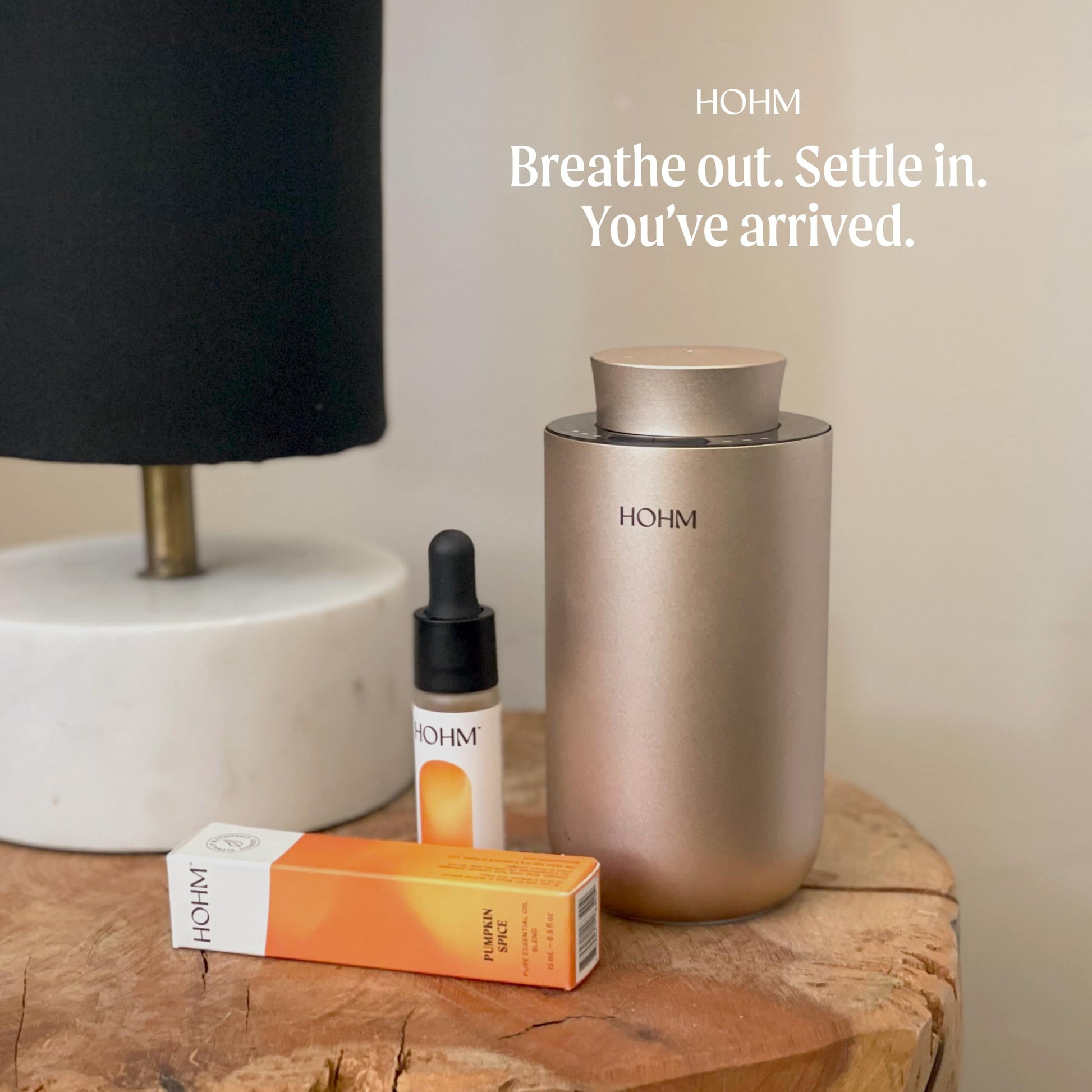 Hohm Pumpkin Spice Essential Oil Blend - Natural, Pure Essential Oil for Your Home Diffuser - AB Mystery