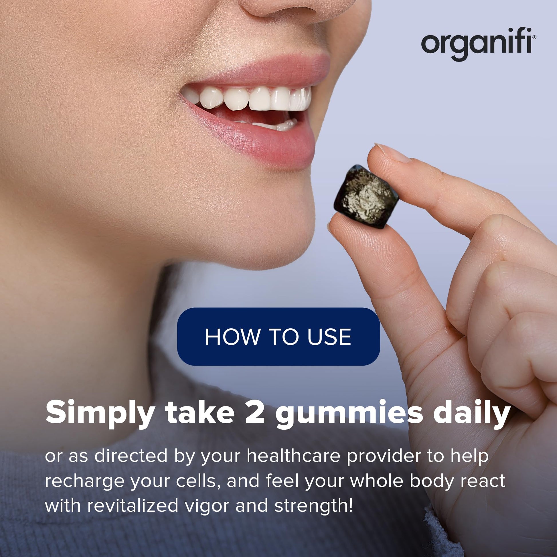 Organifi - Shilajit Gummies - Supports Natural Energy and Strength - Vanilla Cinnamon - AB Mystery