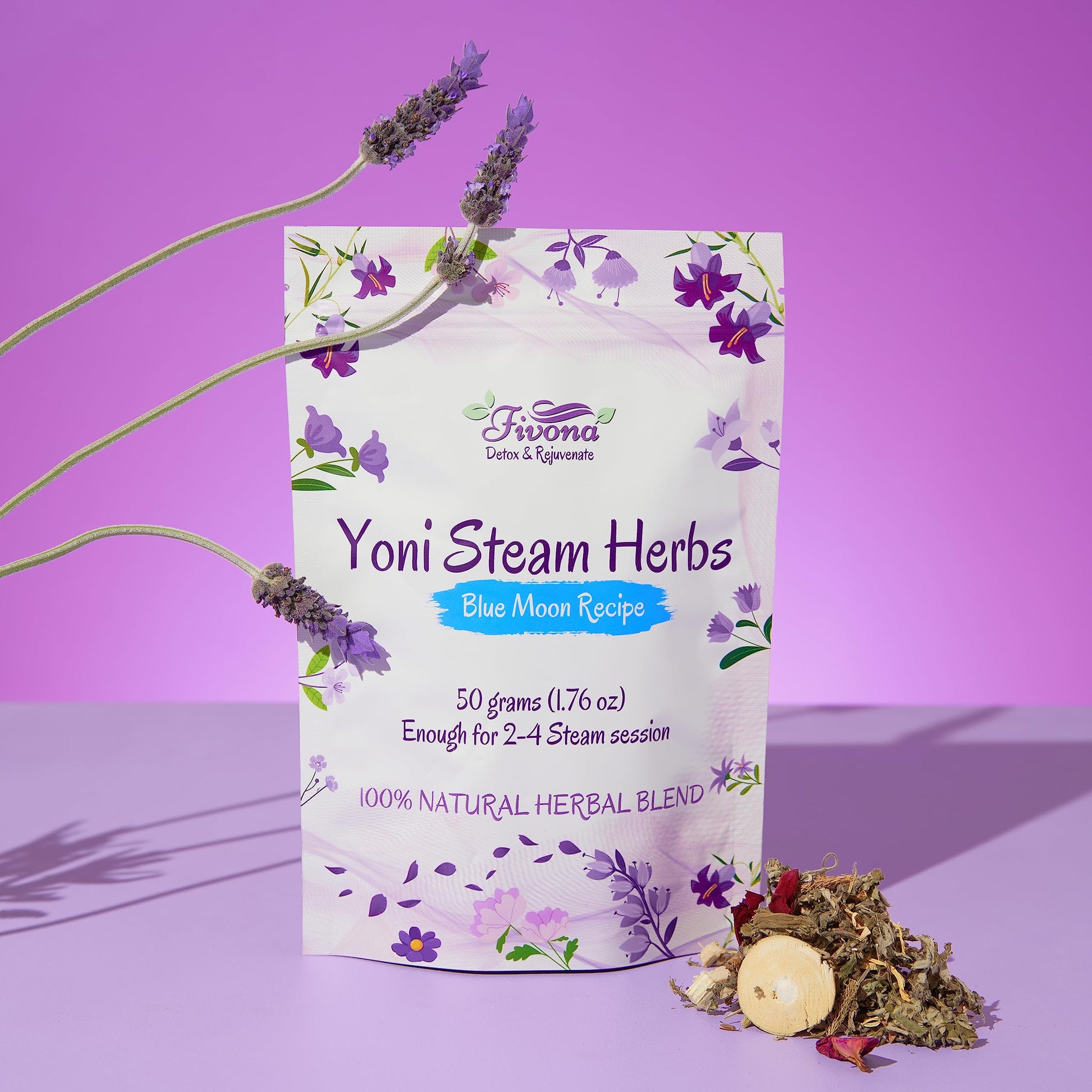 FIVONA Yoni Steaming Herbs - For Feminine Use And Rituals - V-Detox, Cleanse, Wash, Odor Control - AB Mystery