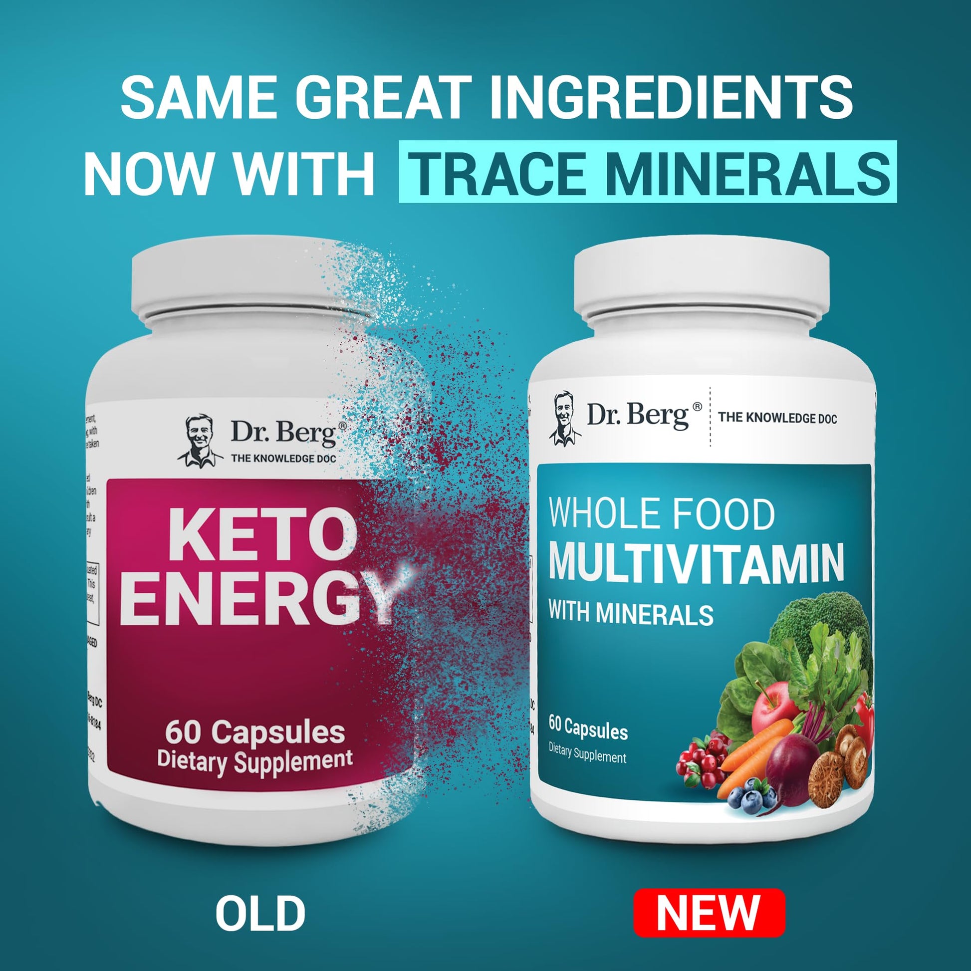 Dr. Berg Nutritionals Keto Energy - Enhanced Mitochondrial Support, Nutritional Energy - AB Mystery
