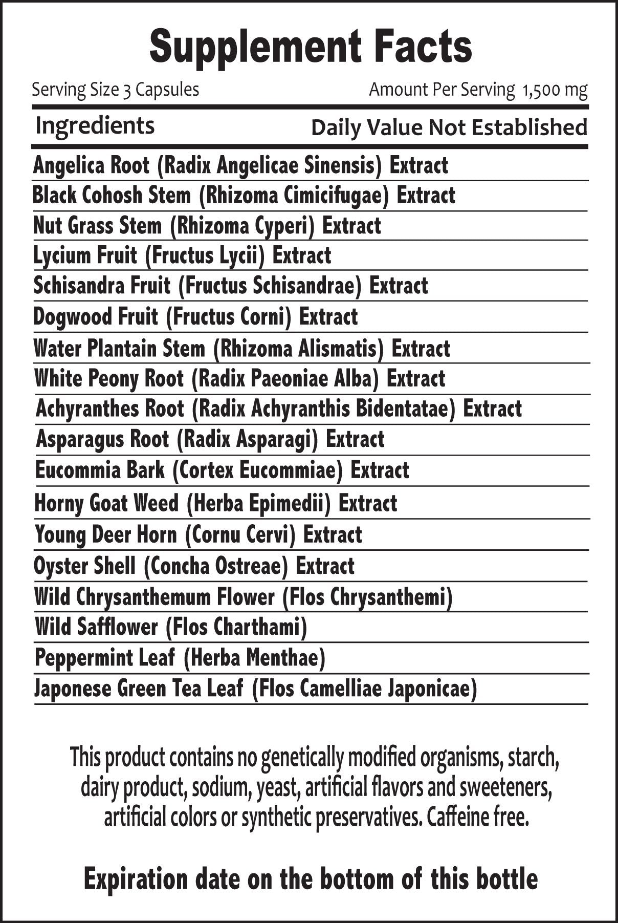 Female Treasure - Natural Herbal Supplement, PMS, Balance Hormones, Menopause, Energy. - AB Mystery