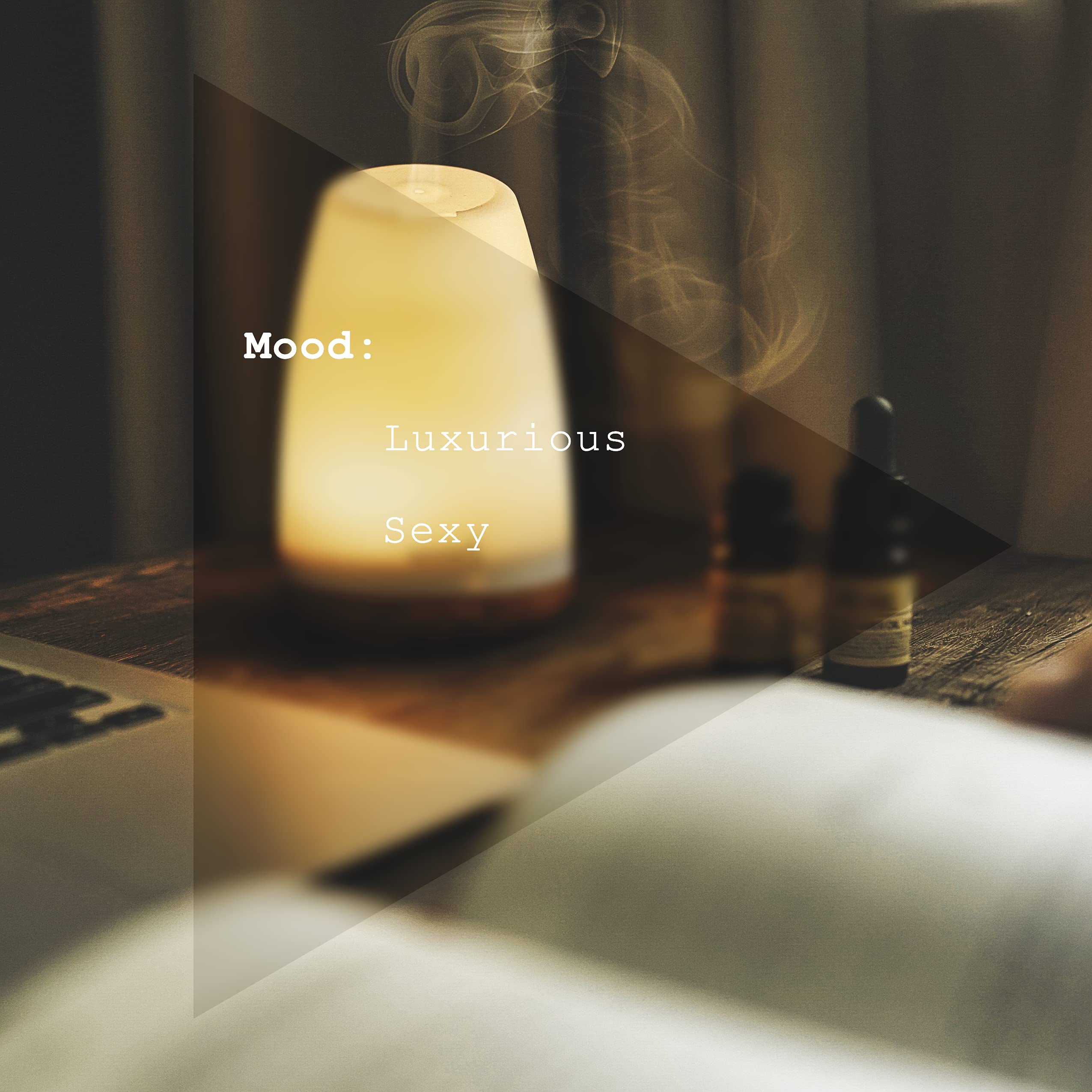 Rouge Diffuser Oil, Ambroxan Molecule-Based Scent, Saffron, Jasmine, Cedarwood Essential Oils Blend - AB Mystery