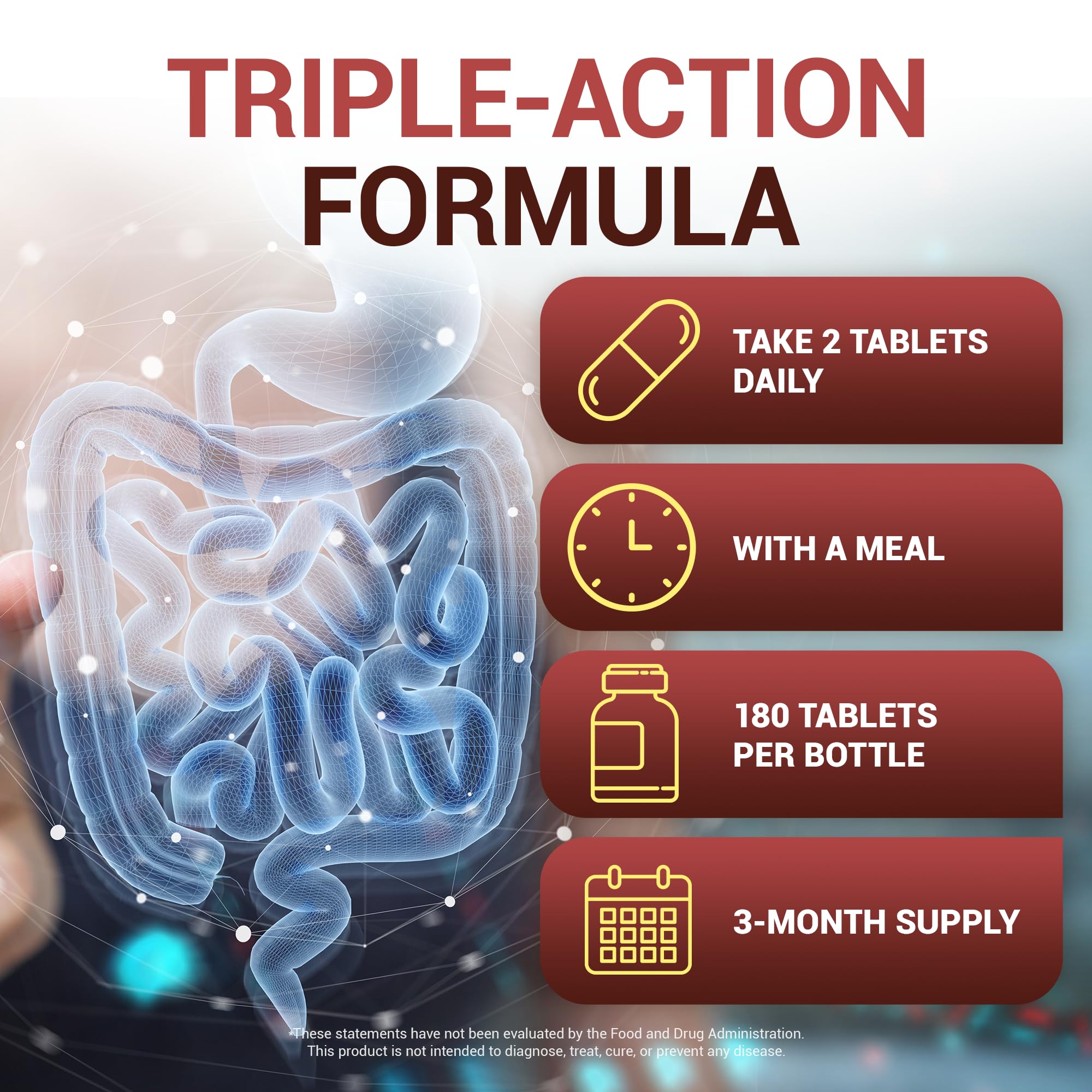 Dr. Berg Advanced Digestive Formula with Apple Cider Vinegar - Includes Digestive Health - AB Mystery