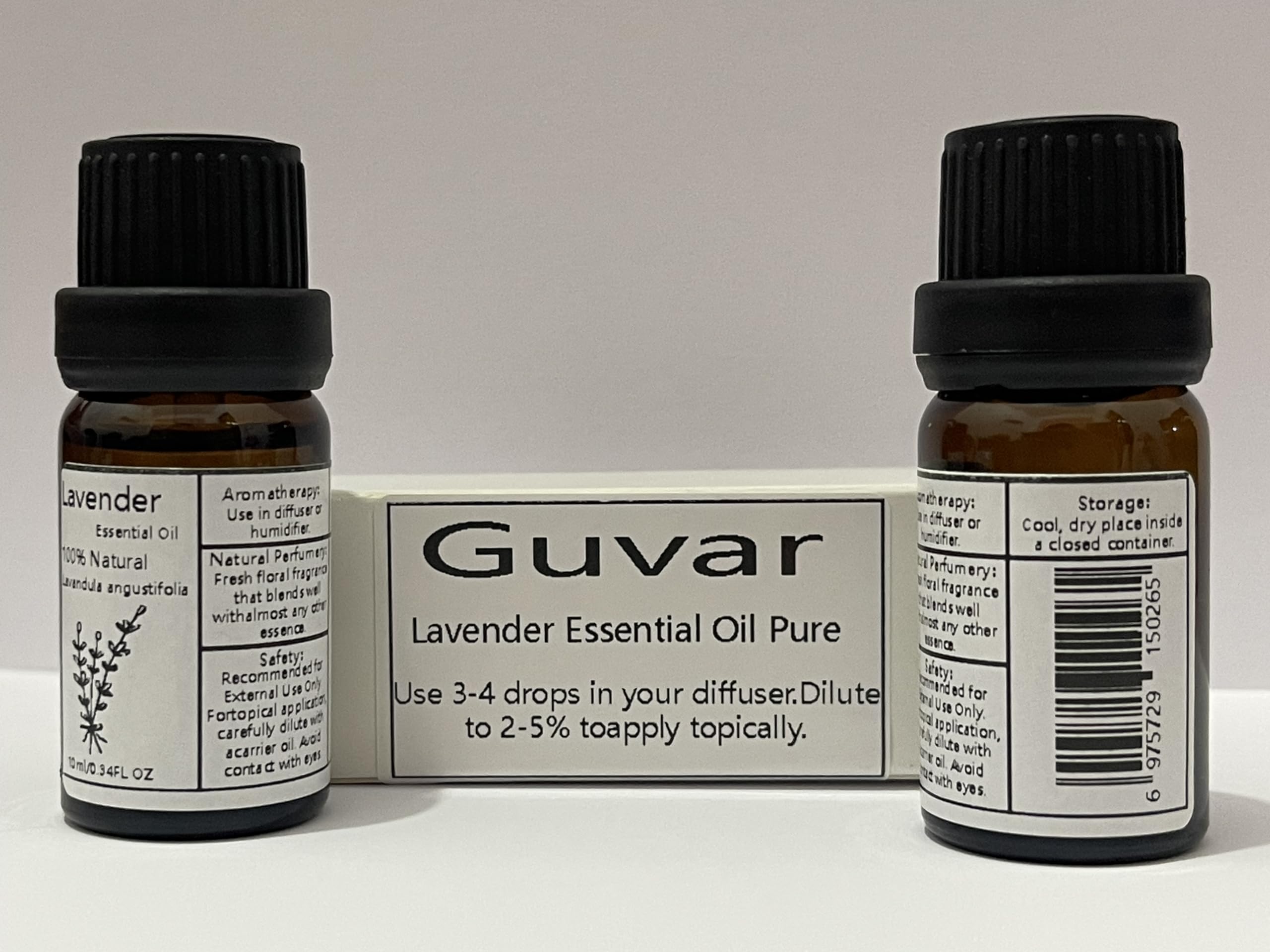 Guvar Lavender Essential Oil Pure for Diffuser for Aromatherapy and Home 100% Pure Natural Extraction - AB Mystery