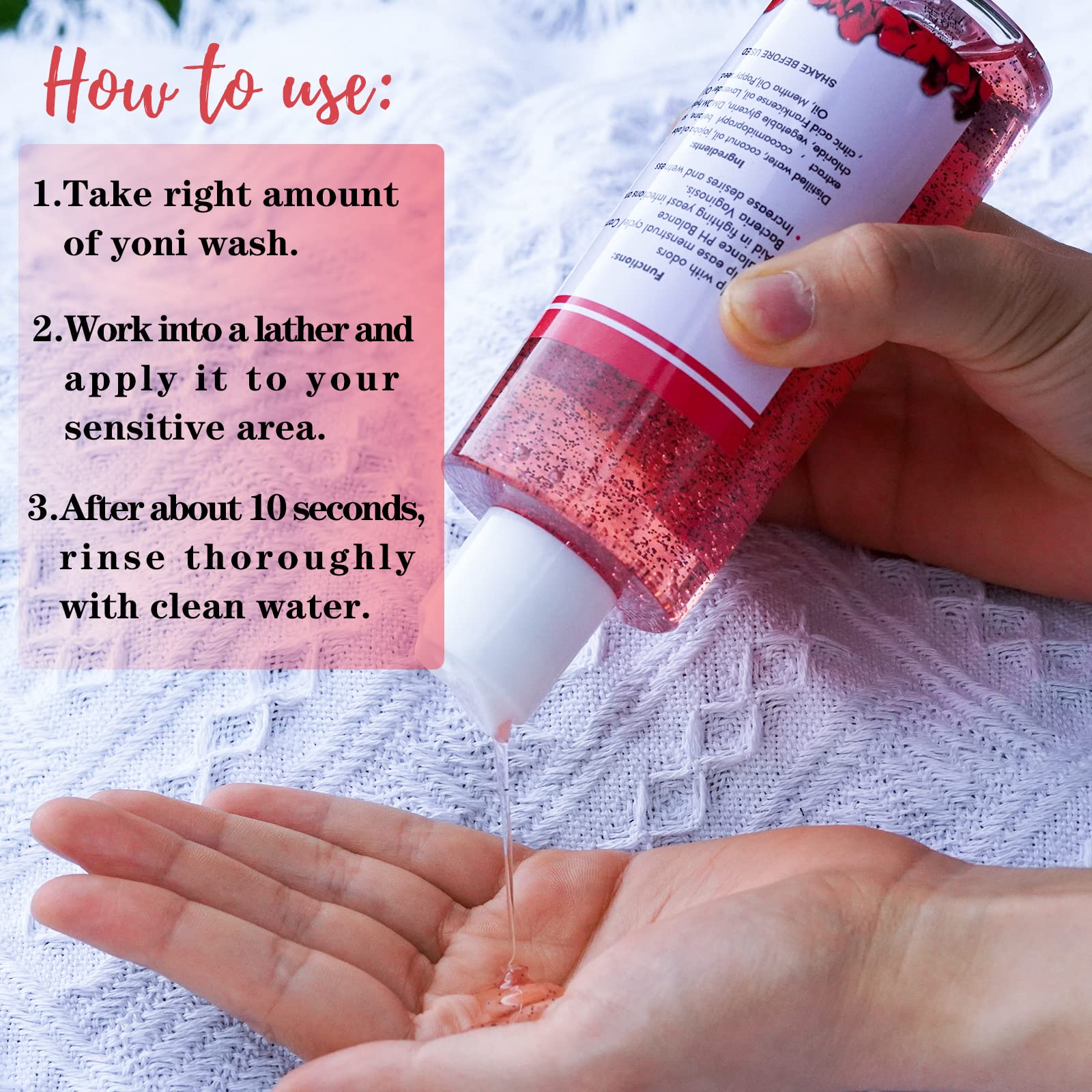 forvirness Feminine Wash with Cleaning Factor, Vaginal Wash - Clean, Remove Odor, pH Balance - AB Mystery