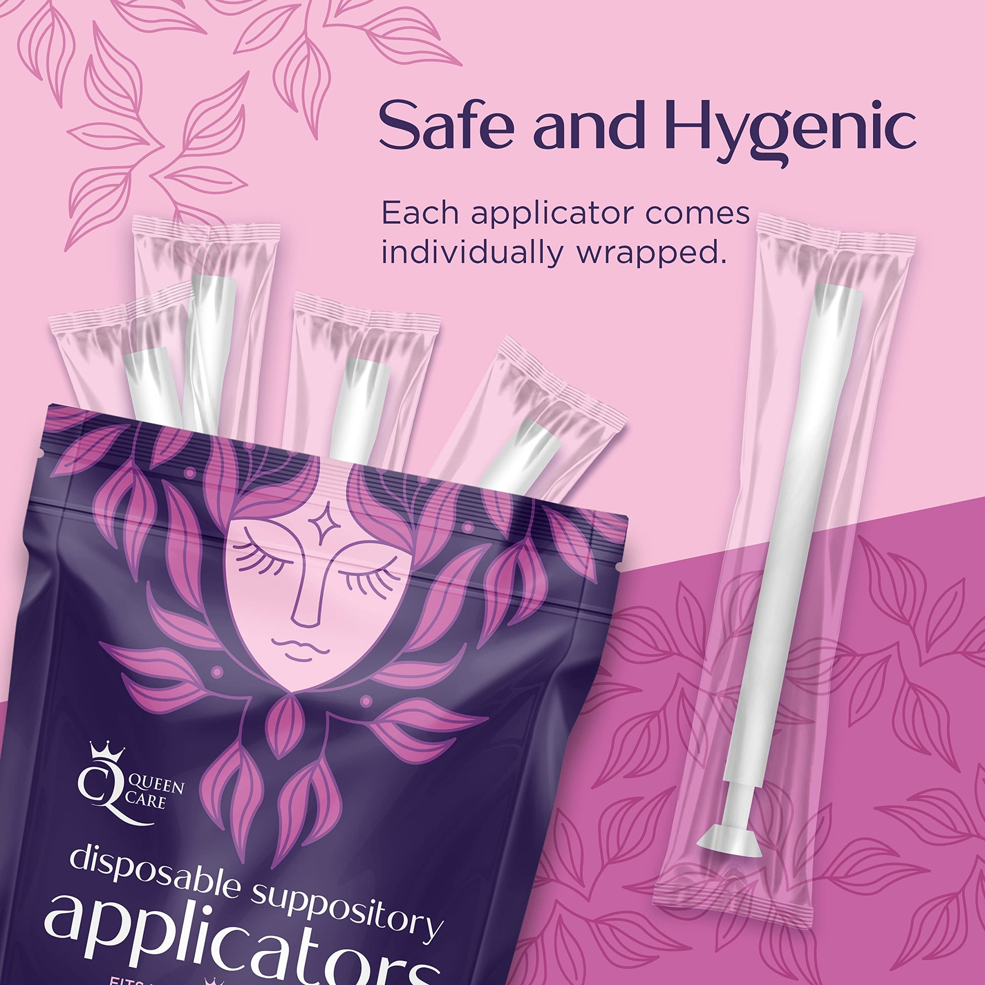 Queen Care - Disposable Suppository Applicator, Boric Acid Applicator, Feminine Care Suppository Applicator - AB Mystery