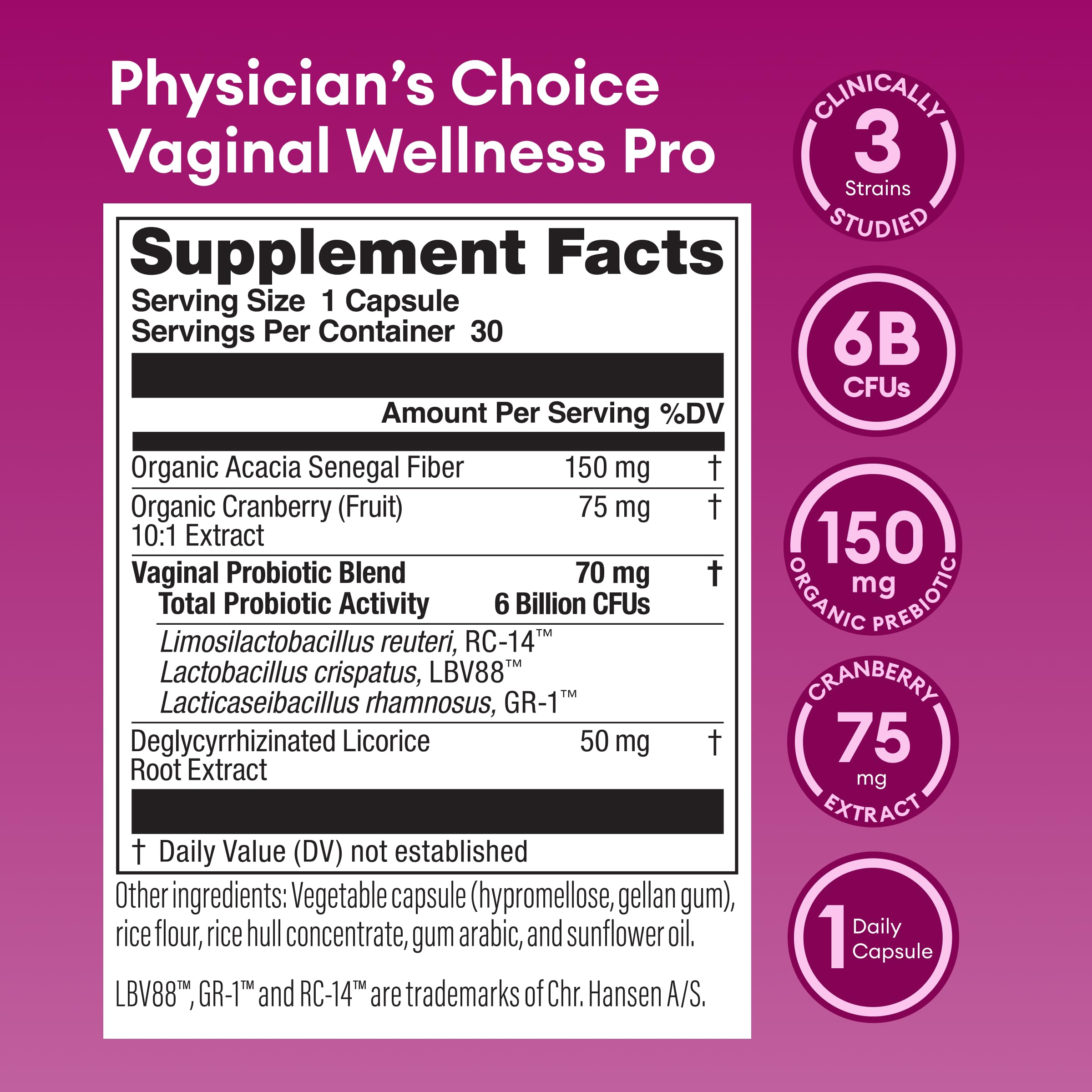 Physician's CHOICE Feminine Power Duo Bundle - Vaginal Probiotic + Womens Probiotic - AB Mystery