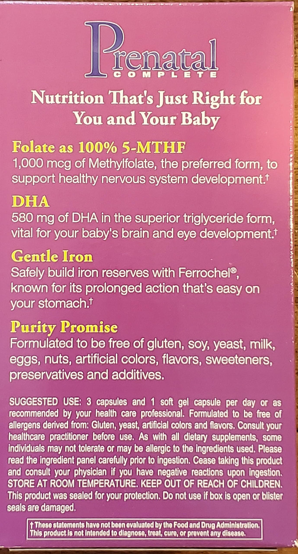 Prenatal Complete with DHA Ortho Molecular Products