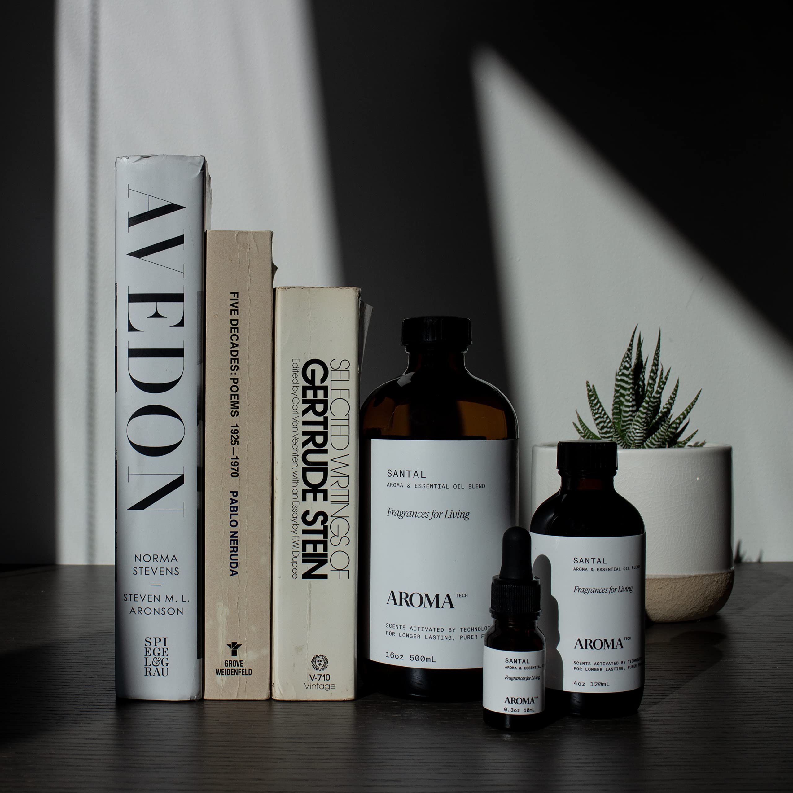 AromaTech Santal Aroma Essential Oil Blend, Aromatherapy with Patchouli and Cedarwood for Diffuser - AB Mystery