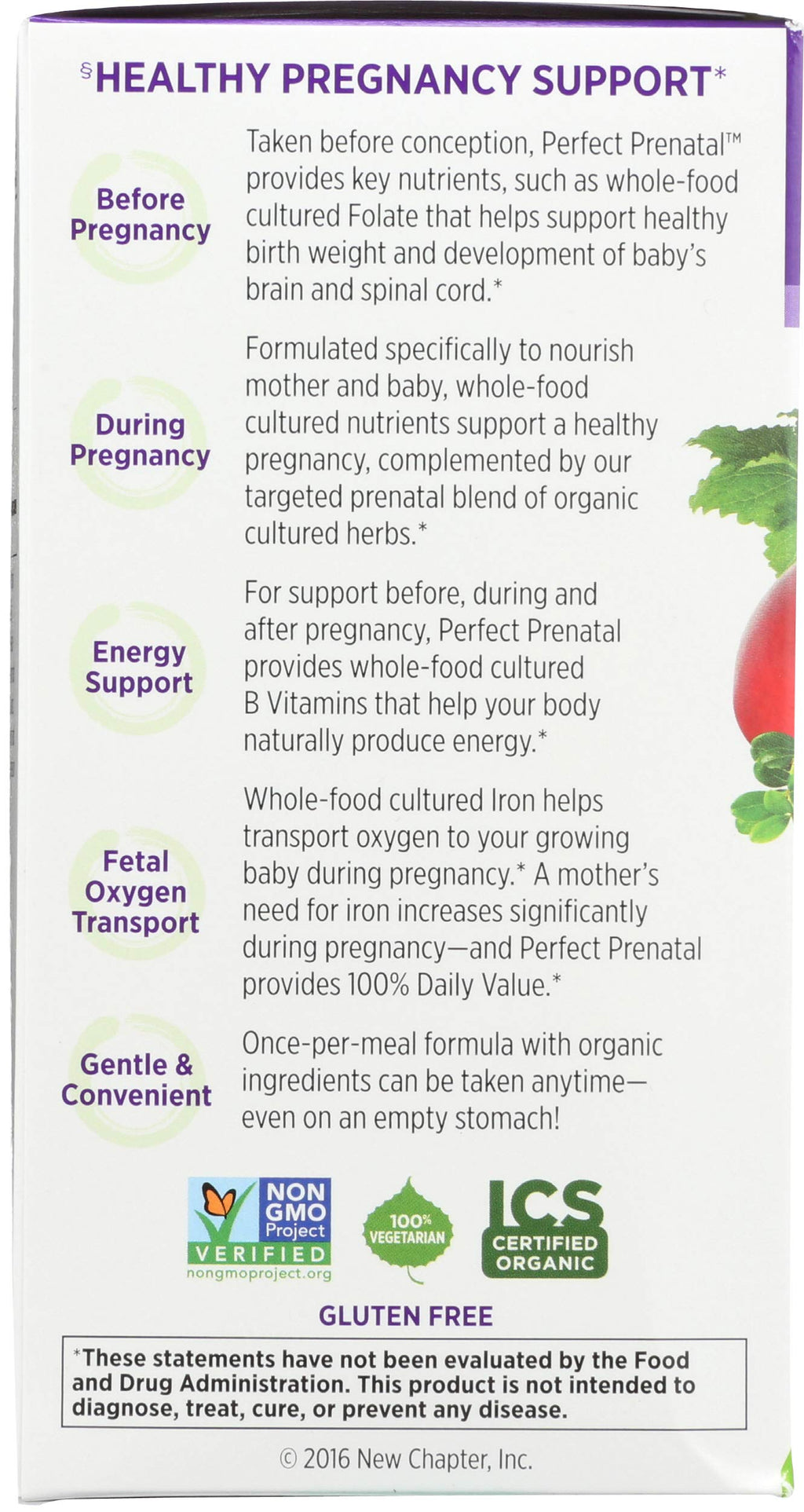 Nc Perfect Prenatal Trimester New Chapter
