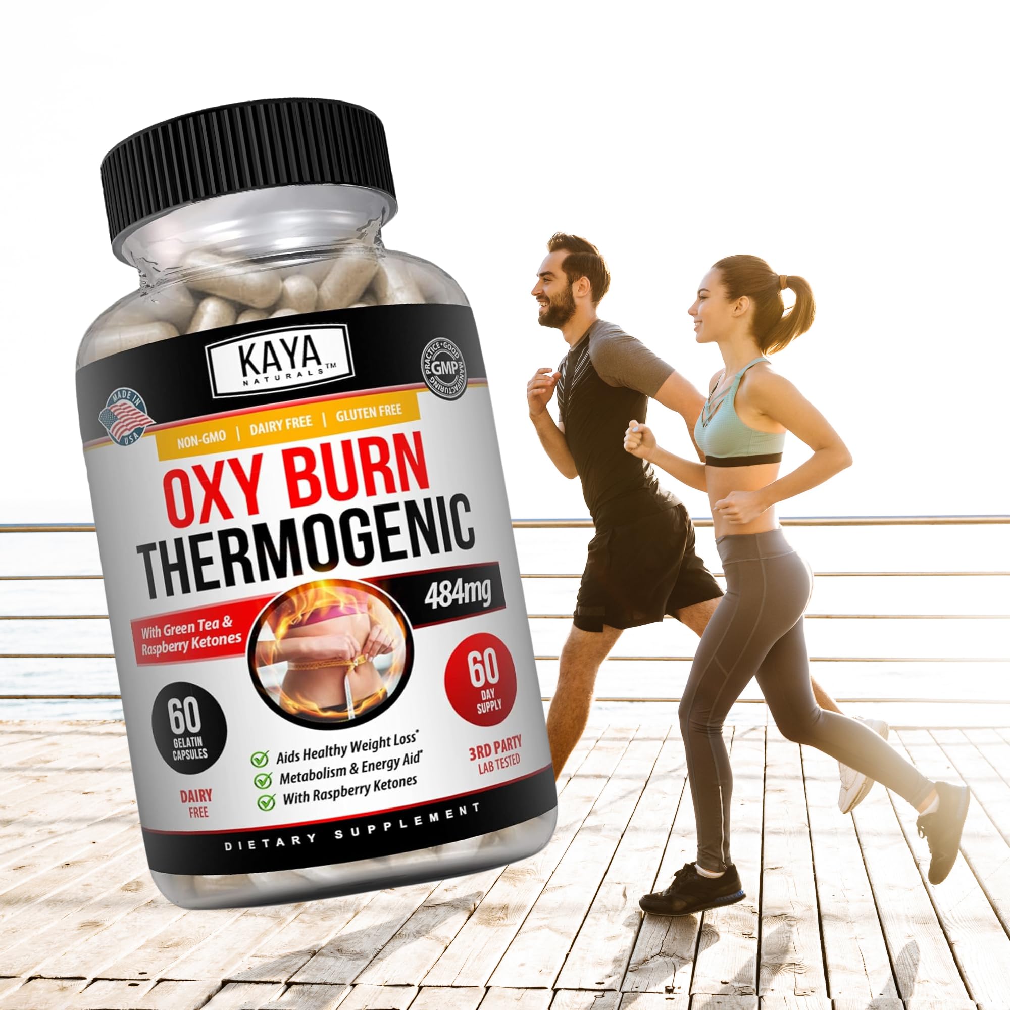 Kaya Naturals Oxy Burn - Weight Loss Pills for Women & Men - Appetite Suppressant - AB Mystery