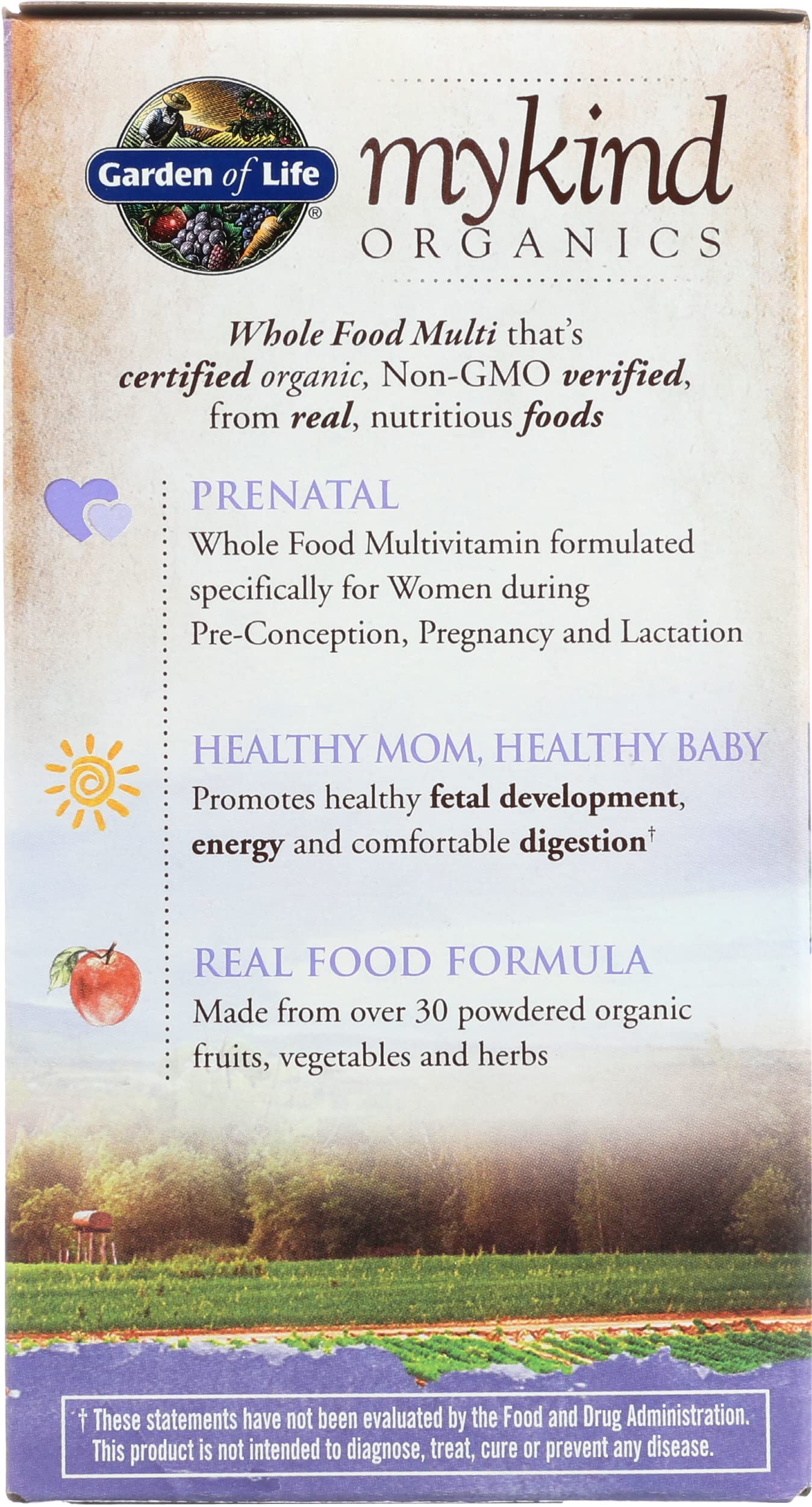 Garden of Life Organic Mykind Prenatal Multivitamin, 216 CT Garden of Life