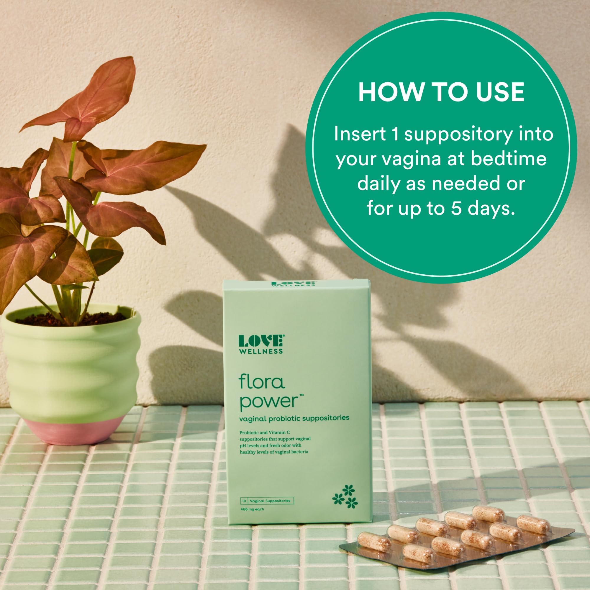 Love Wellness Flora Power & Good Girl Probiotics | Vaginal Suppositories & Prebiotics for Women - AB Mystery