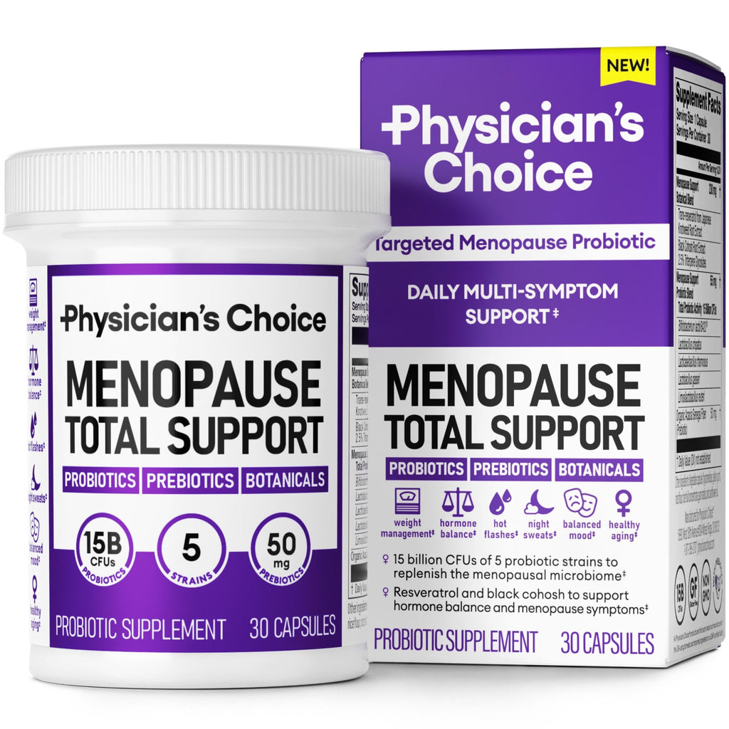 Physician's Choice Menopause Probiotic Supplement for Women - Supports Hormone Balance